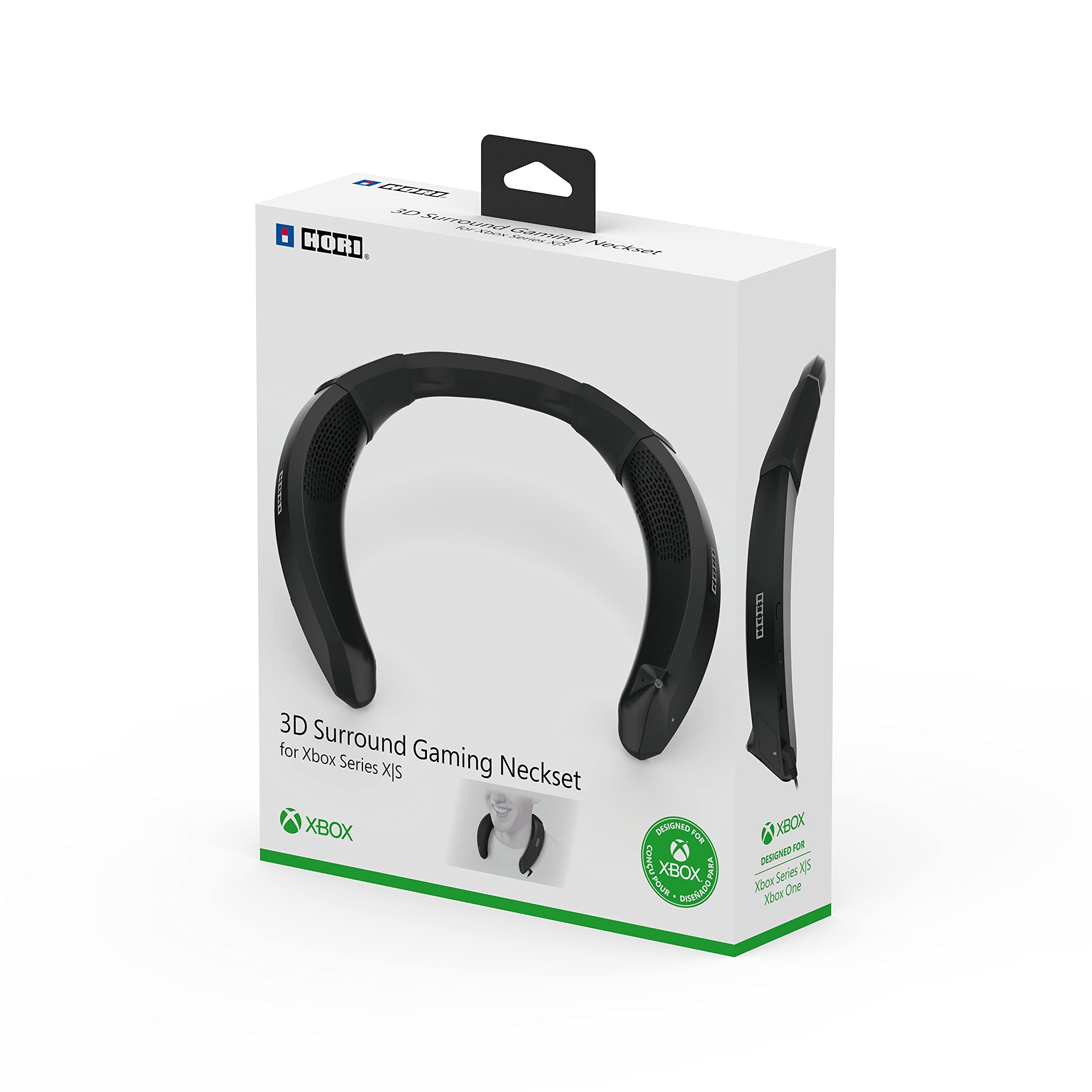HORI 3D Surround Gaming Neckset - Wearable Speaker with Voice Chat Designed for Xbox Series X|S - Xbox Series X