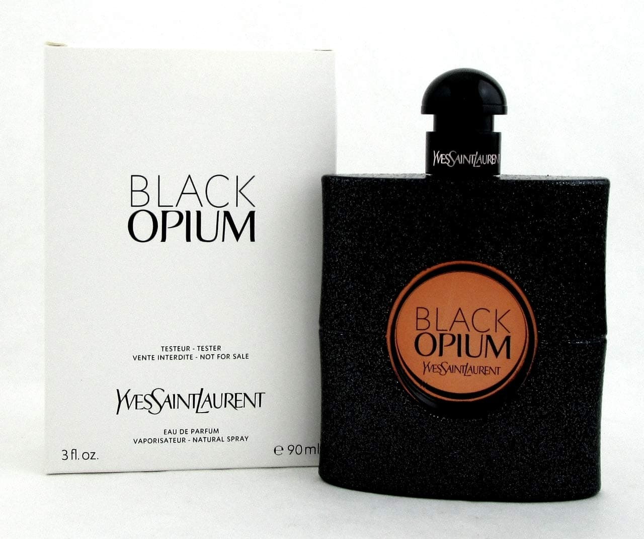 Black Opium by Yves Saint Laurent Eau De Parfum Spray (Tester) 3 oz for Women - 100% Authentic