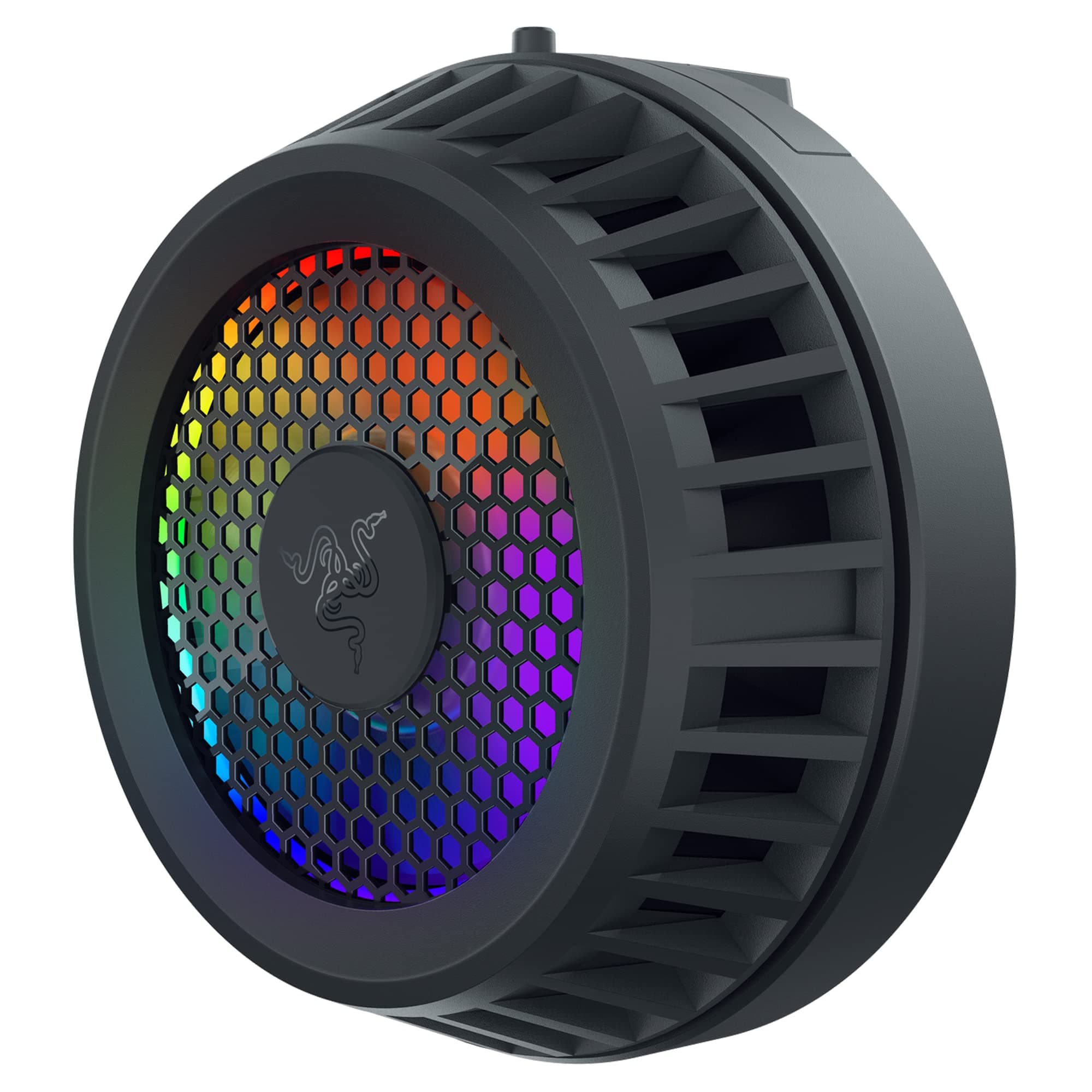Razer Phone Cooler Chroma: Available for iPhone & Android - Universal Clamp - Advanced Smartphone Cooling Technology - 7-Blade Fan - 12 RGB LEDs - ...