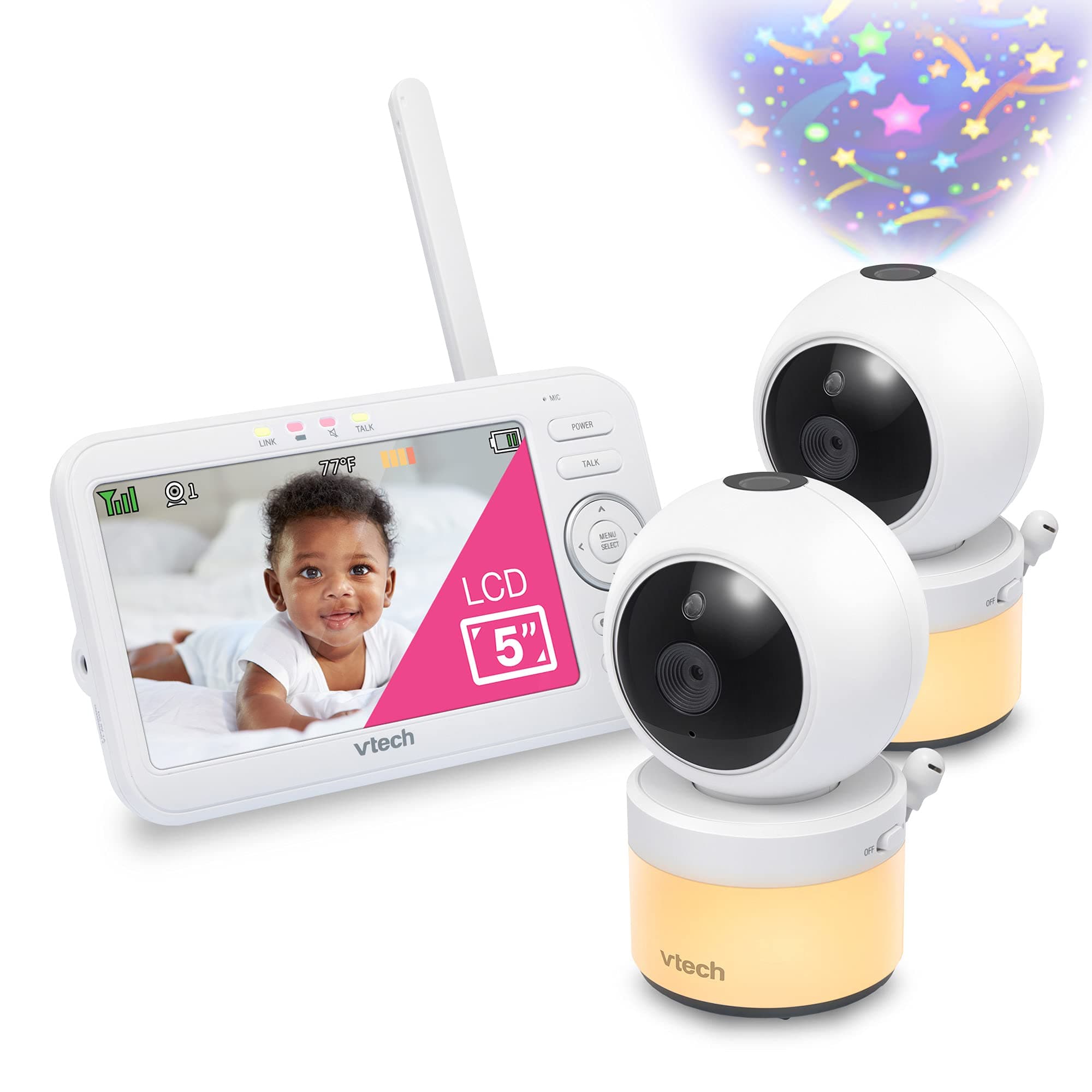 VTech VM5463-2 Video Baby Monitor with 5