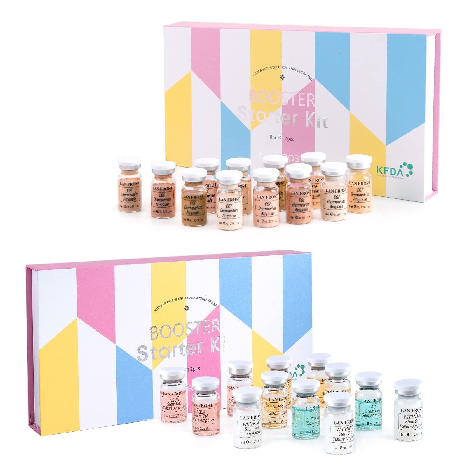 BB Glow Starter Kit Anti Aging BB Glow Serum for Microneedling Pigment Foundation 2 Kits 24 Vials