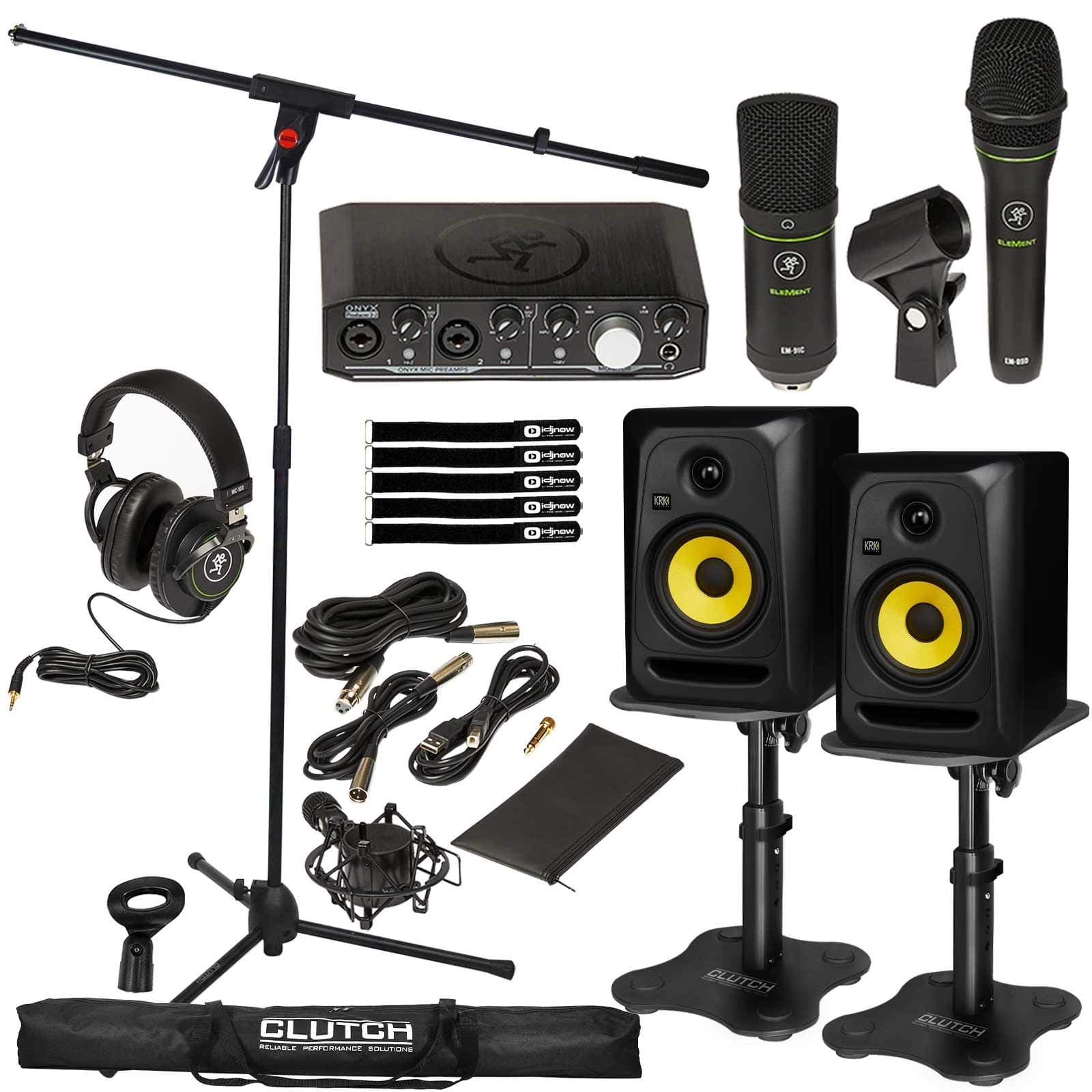 Mackie Producer Bundle Home Studio Audio Interface Recording w CL5G3 5" Monitors