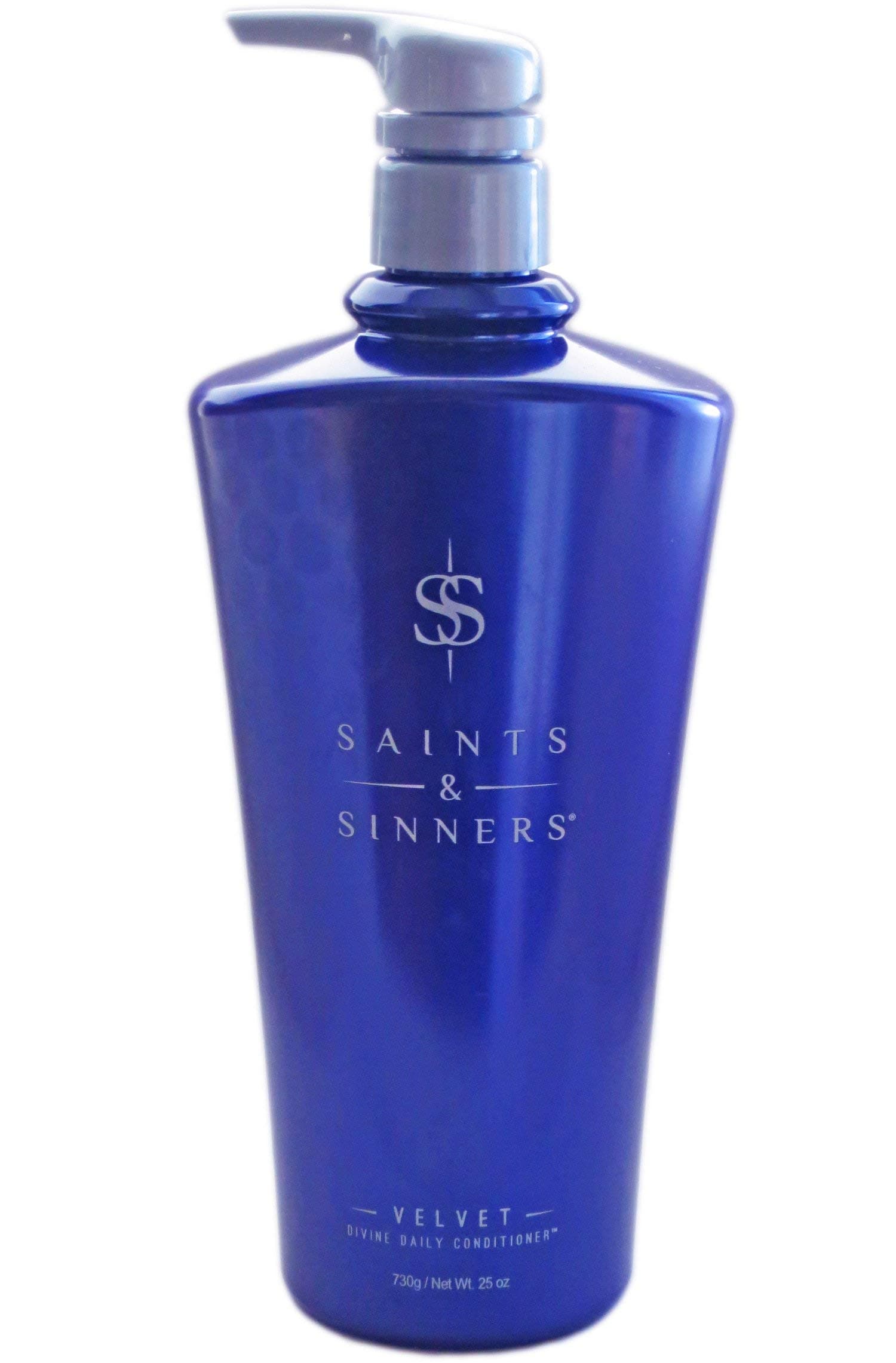 Saints & Sinners Velvet Divine Daily Conditioner for Dry, Damaged & Colored Treated Hair - Repair, Detangle, Eliminate Frizz (25 oz)