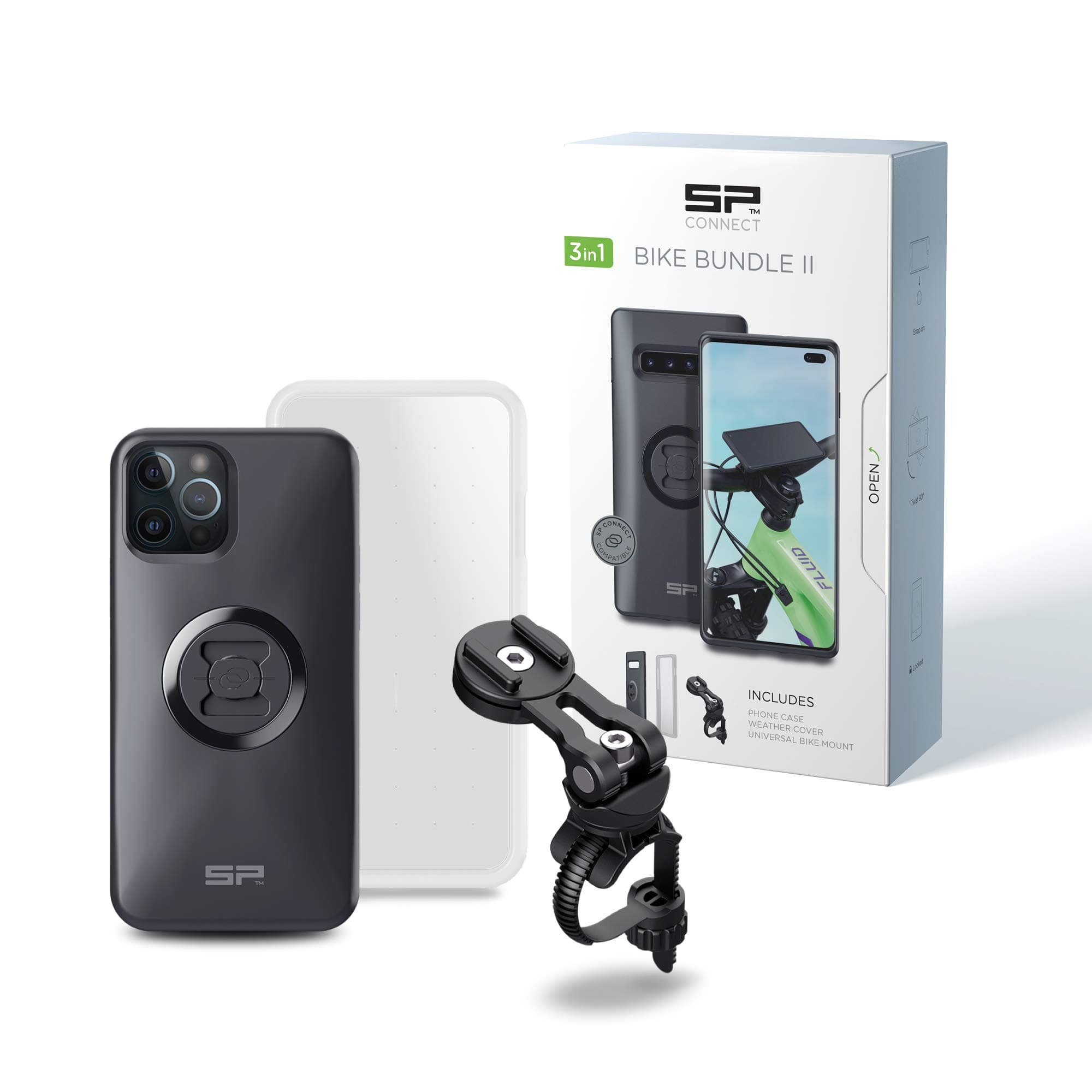 SP Connect Bike Phone Holder | Premium Mobile Phone Holder for MTB Cycling | Electric Bicycle Cell-Phone Holders Smartphone iPhone Samsung | Mounta...