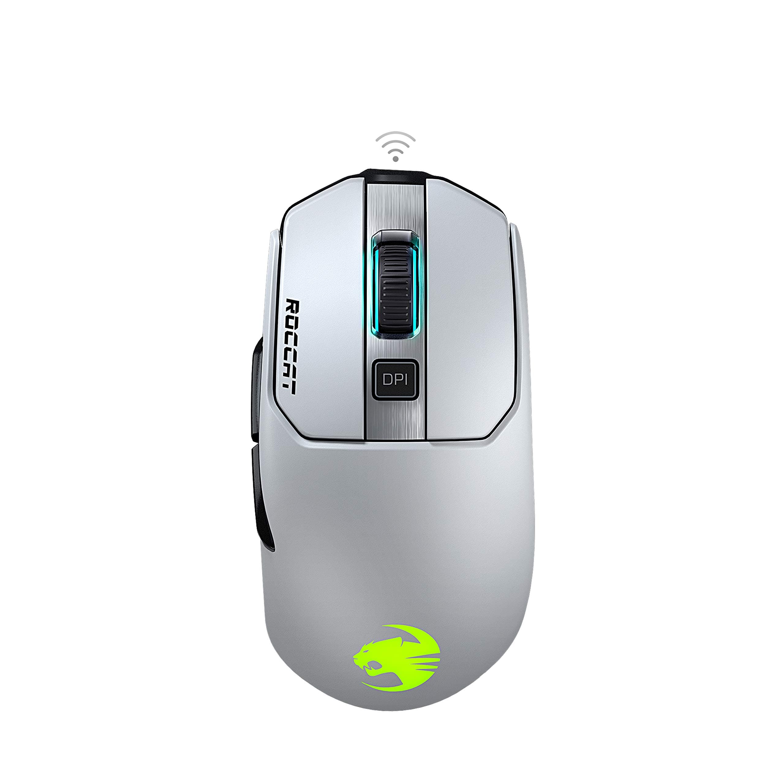 ROCCAT Kain 202 PC Gaming Wireless Mouse, AIMO RGB Lighting, 16,000 DPI Optical Owl-Eye Sensor, Ergonomic USB Computer Mouse, Claw Grip, Long Lasti...