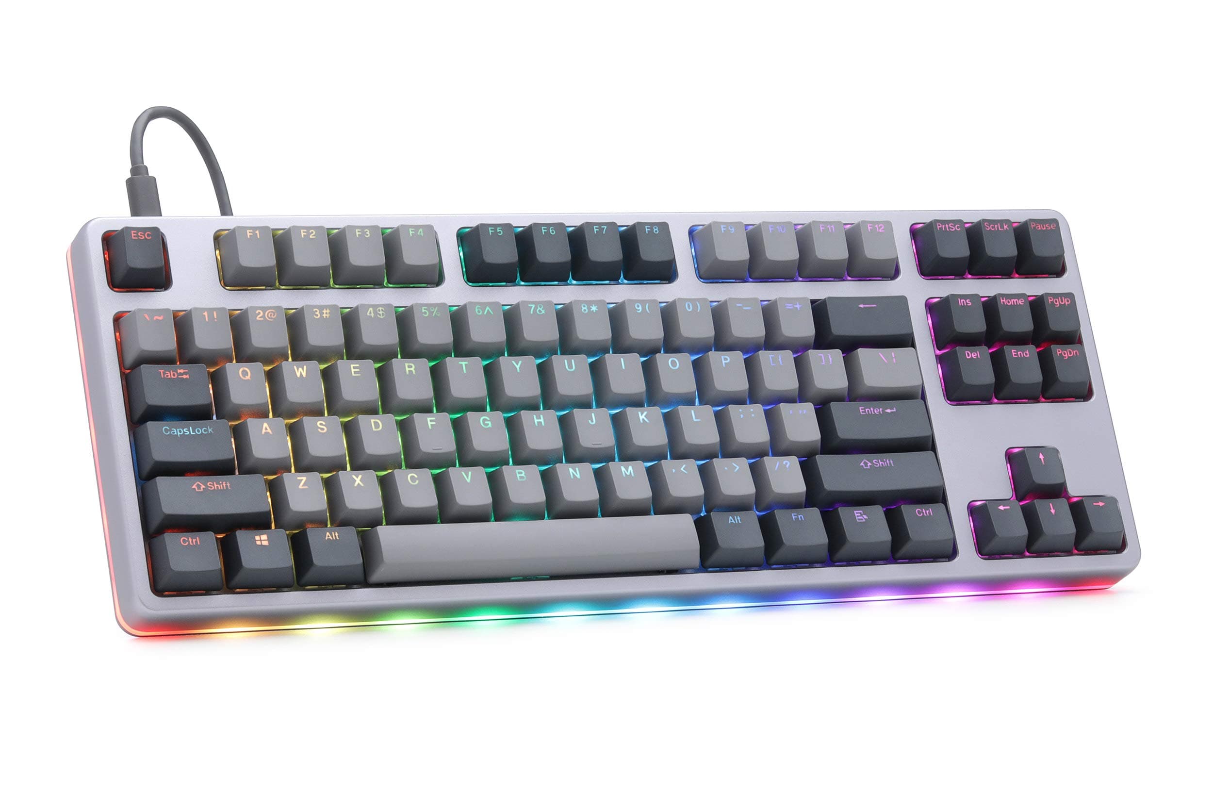 Drop CTRL High-Profile Mechanical Keyboard — Tenkeyless TKL (87 Key) Gaming Keyboard, Hot-Swap Switches, Programmable, Backlit RGB LED, USB-C, Doub...