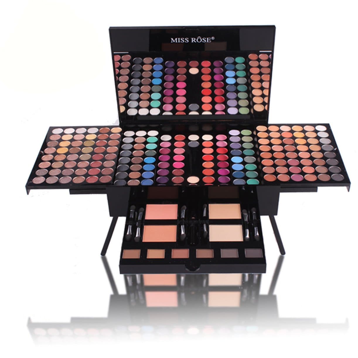 Pure Vie 190 Color Holiday All-in-one Makeup Gift Set | Makeup Kit for Women Full Kit Cosmetic Essential Starter Bundle Include Eyeshadow Palette E...