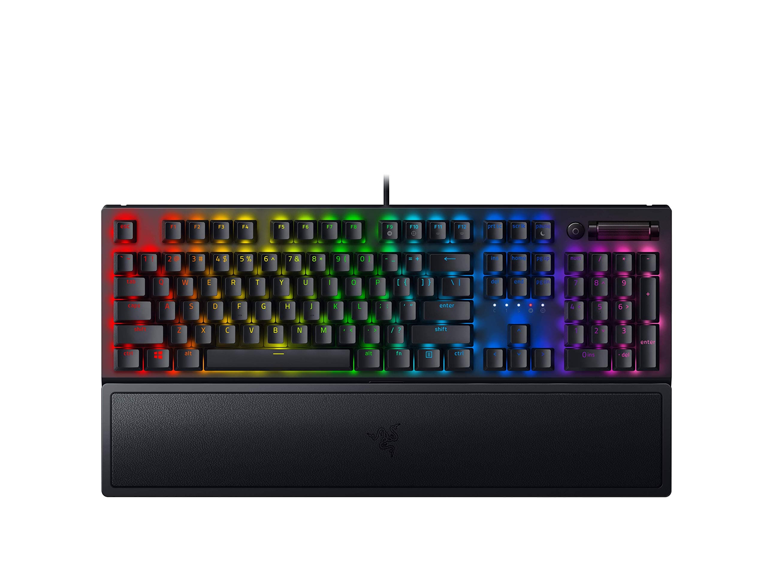 Razer BlackWidow V3 Mechanical Gaming Keyboard: Yellow Mechanical Switches - Linear & Silent - Chroma RGB Lighting - Compact Form Factor - Programm...