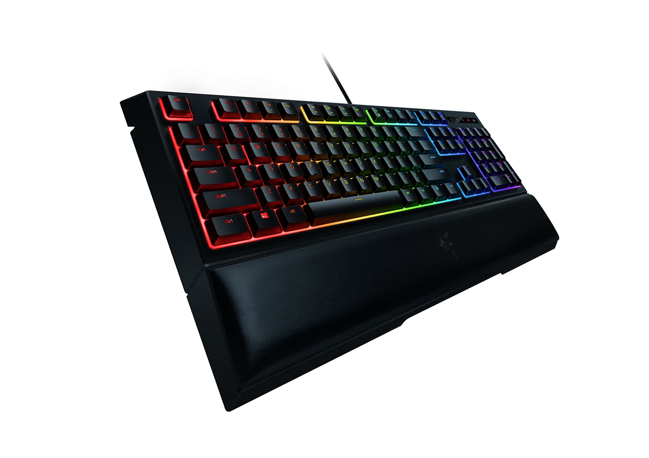 Razer Ornata Chroma Gaming Keyboard: Hybrid Mechanical Key Switches - Customizable Chroma RGB Lighting - Individually Backlit Keys - Detachable Plu...