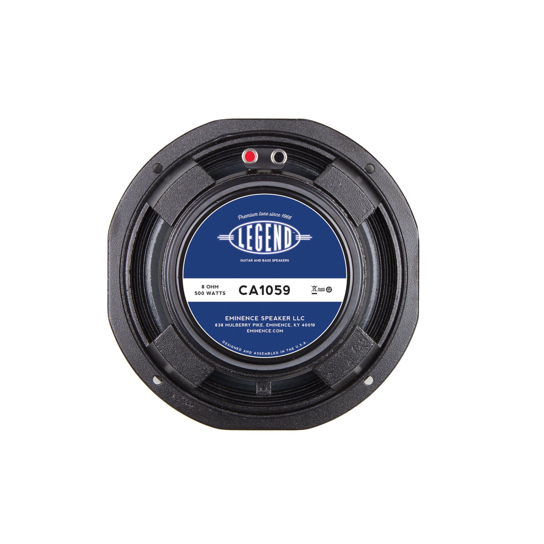 Eminence Legend CA1059 10" Bass Guitar Speaker, 500 Watts at 8 Ohms