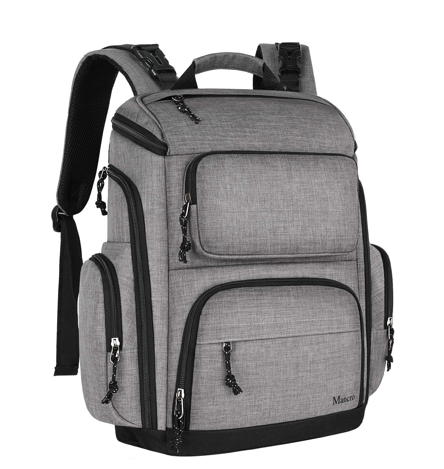 Diaper Bag Backpack for Dad,Mancro Multi-functional Travel Waterproof Baby Nappy Changing Pad,Men and Women,Large Capacity Dad Work Bag with Laptop...