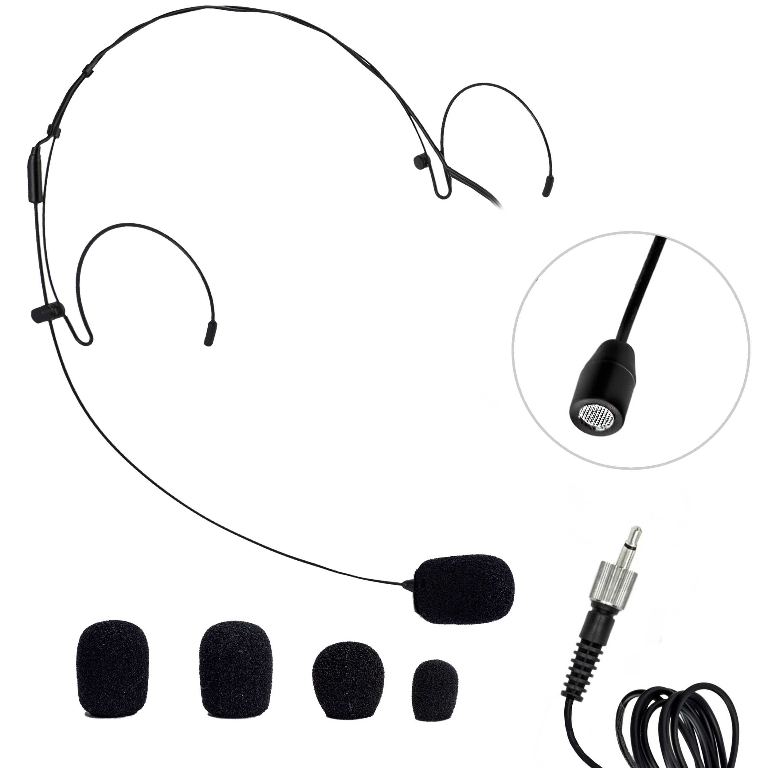 Nady HM-10 Headworn Omnidirectional Microphone – Lightweight Hands-Free Microphone use for Singers, Aerobics Instructors, Teachers etc, 3.5mm Conne...