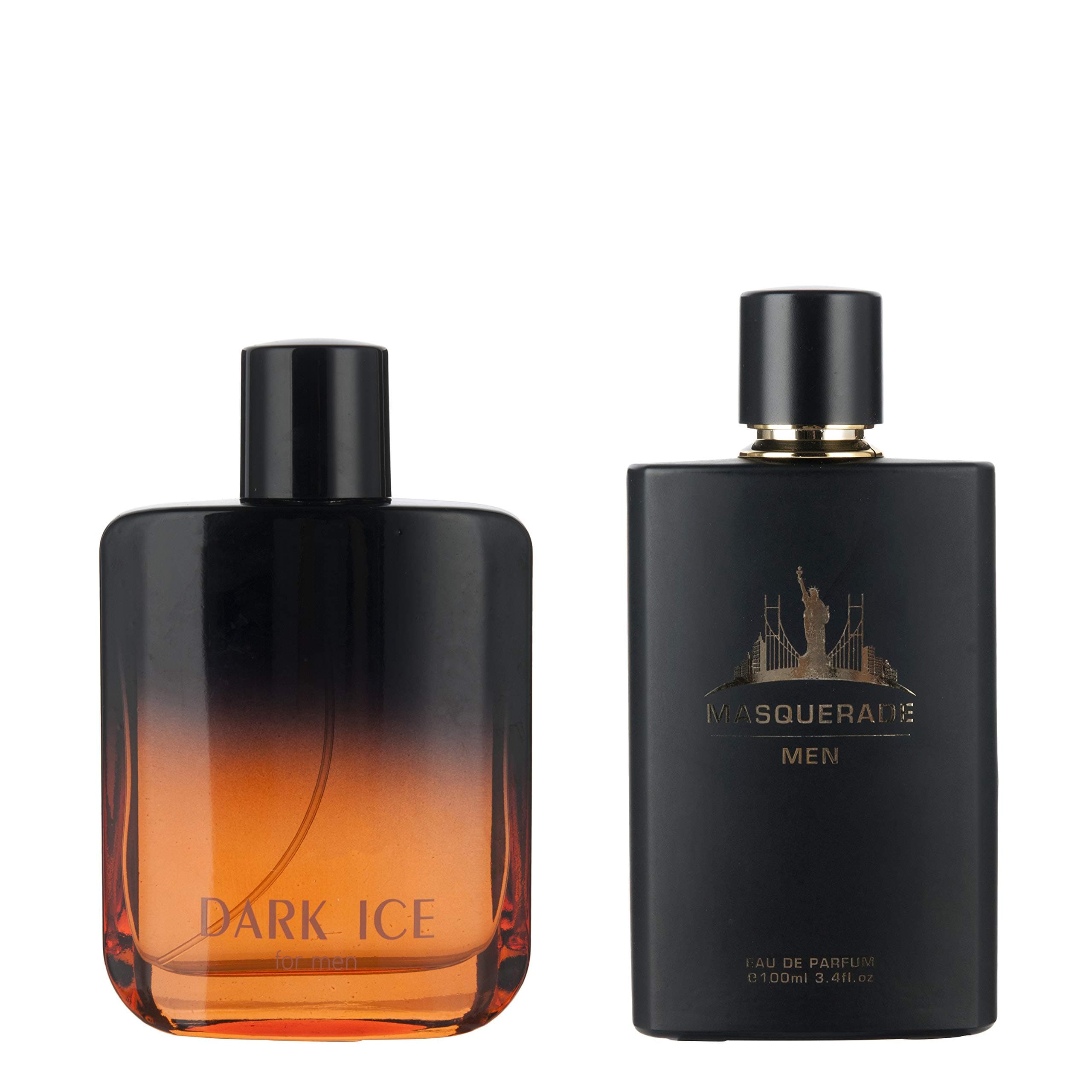 Perfume&Beauty 2 PCS Perfume Eau de Parfume for Men, 3.4 oz Spray Parfume for Men 100 ML-DARK ICE+Masquerade