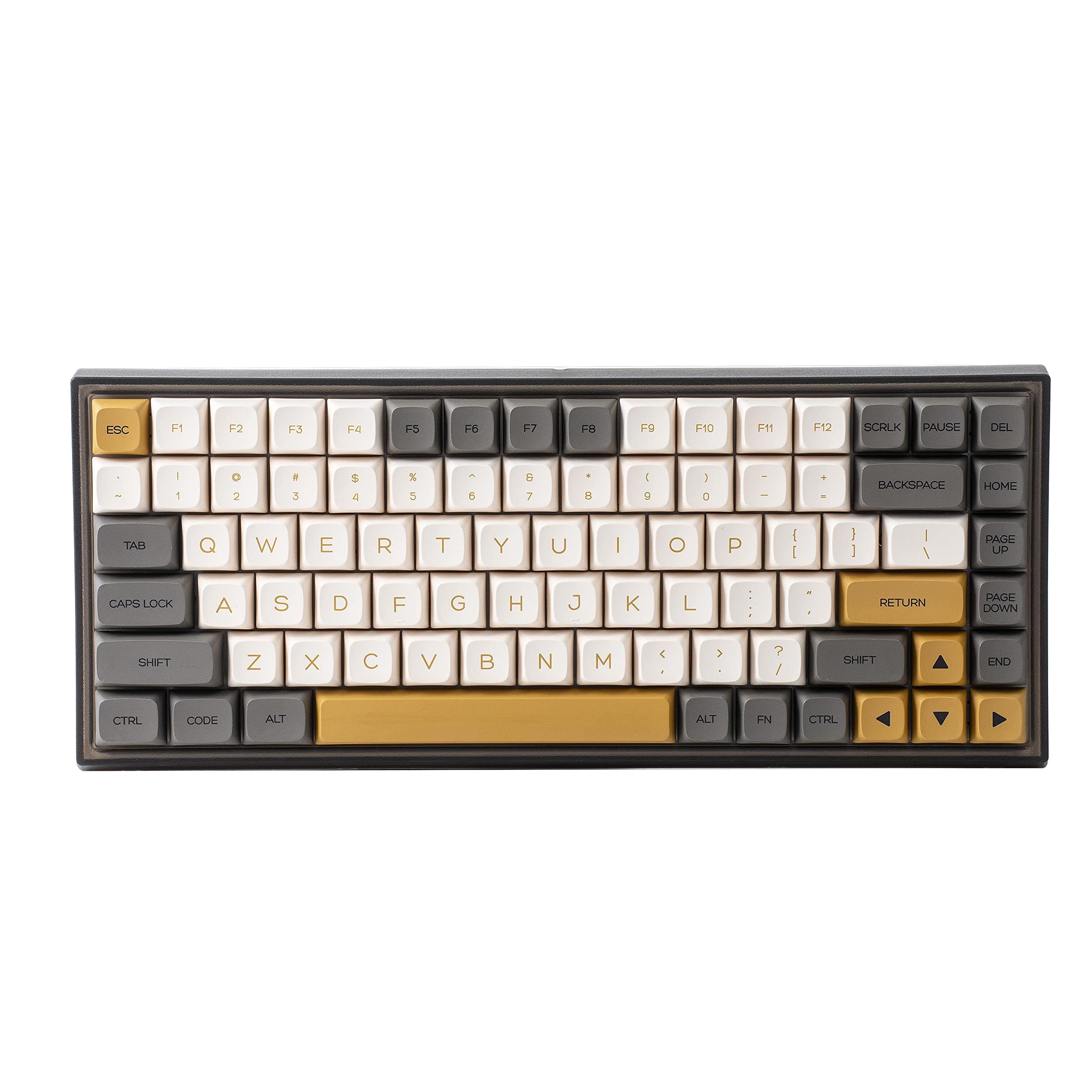 YUNZII KC84 Pro Hot Swappable Mechanical Keyboard 84-Key Gaming Keyboard with Translucent ABS Case, RGB Backlit for Mac/Win/Gamers (Gateron Blue Sw...