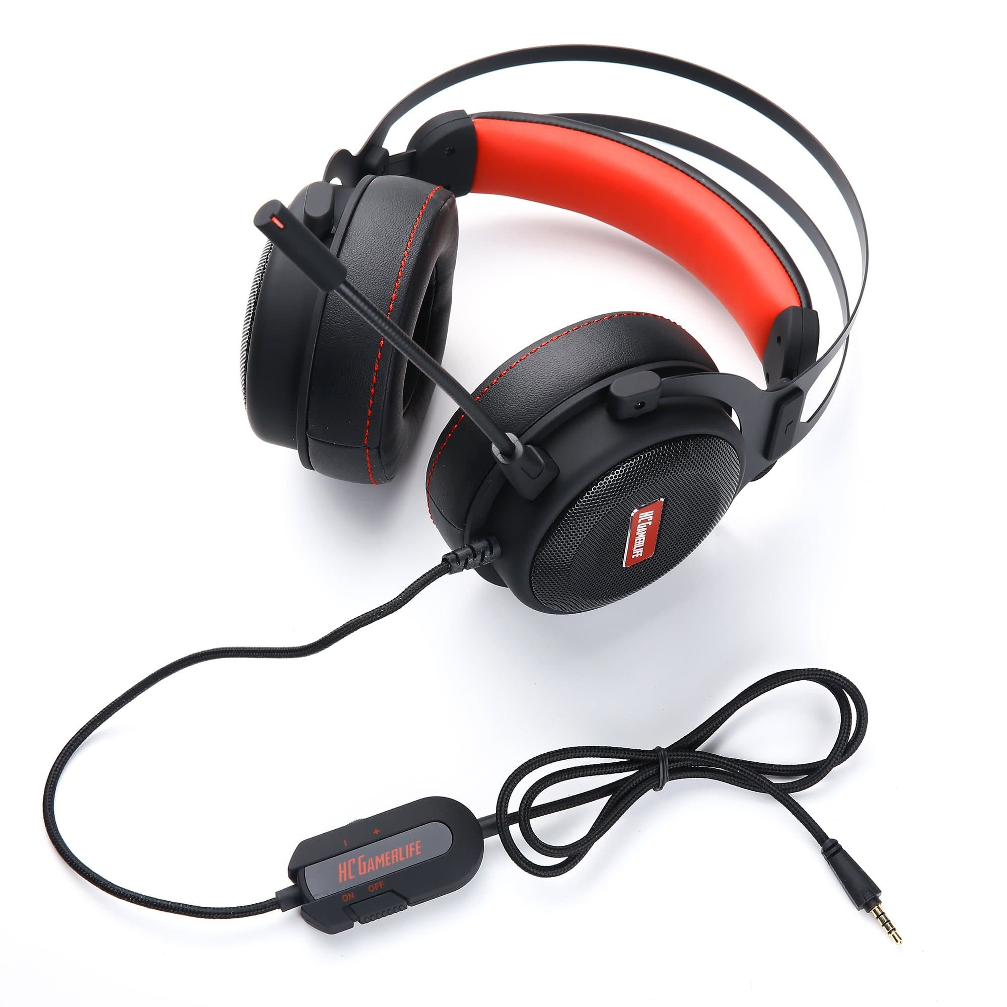 Gamer Headset with Microphone | 3D HD Stereo Sound Video Gaming Wired Headphones for PS4 & PS5 Console, Xbox Series X & Xbox One, Switch, PC | 3.5m...