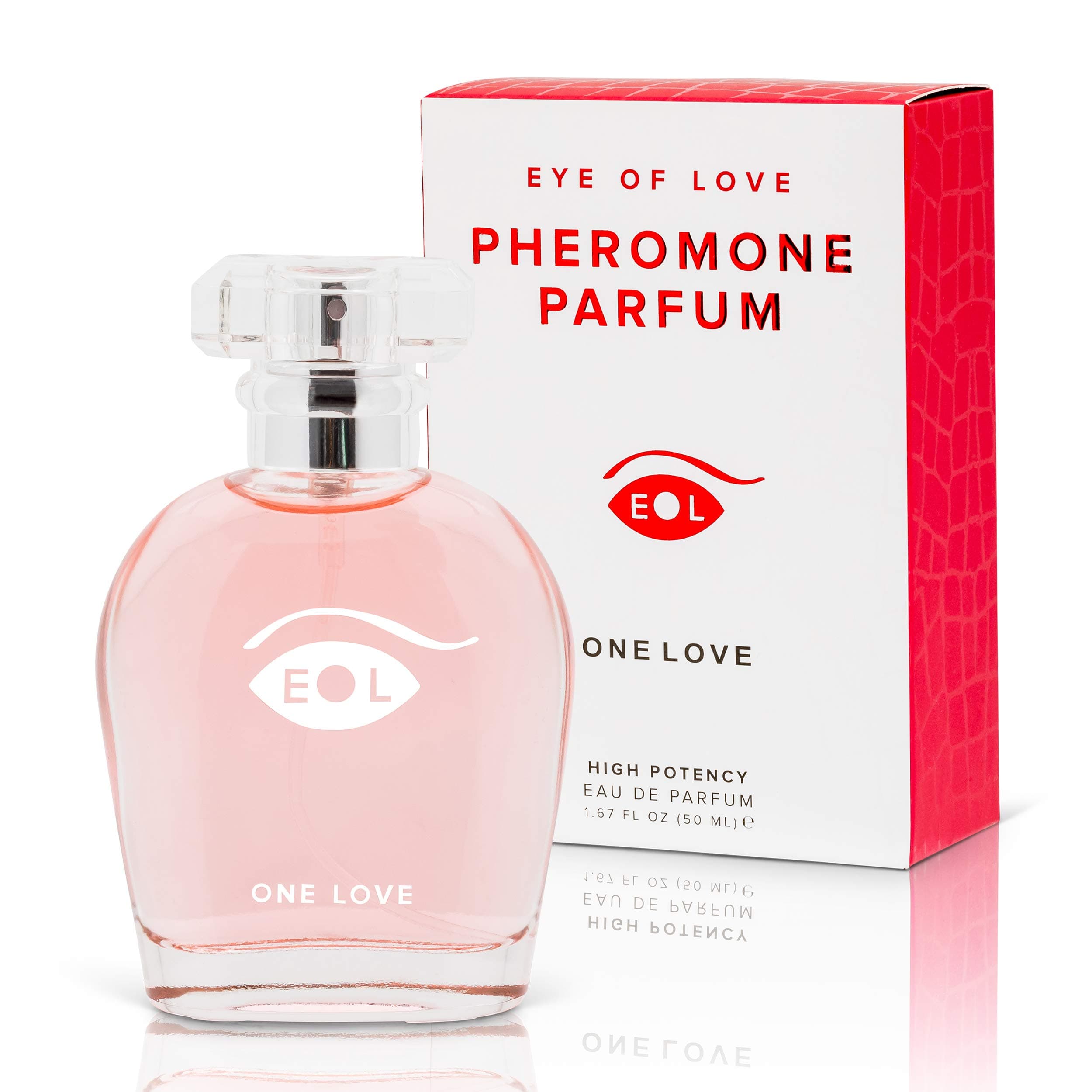 Eye of Love ONE LOVE pheromone perfume. A sexy fragrance to attract men and enhance your confidence with extra strength human pheromones formula - ...