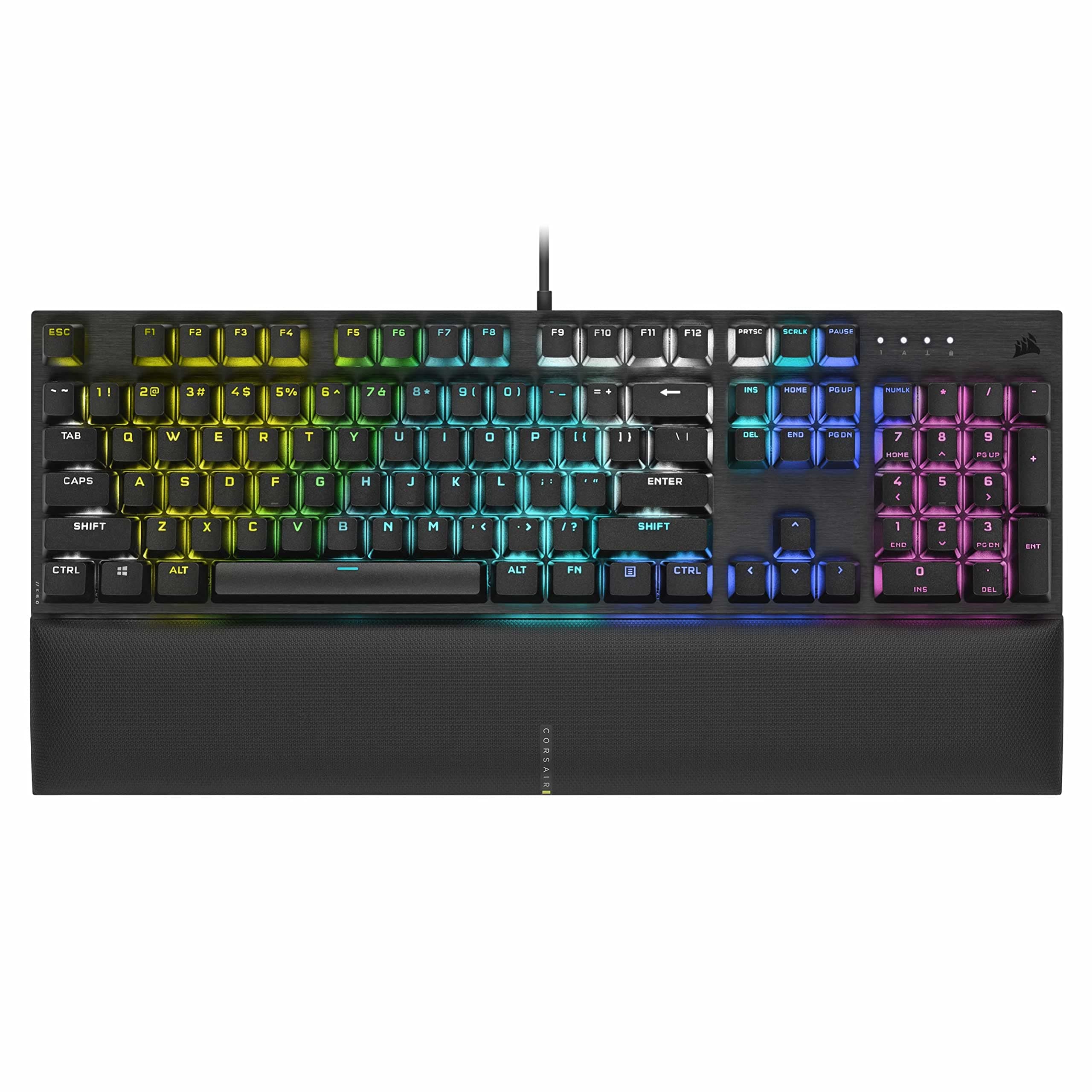 Corsair K60 RGB Pro SE Mechanical Gaming Keyboard - Cherry Mechanical Keyswitches - Durable AluminumFrame - Customizable Per-Key RGB Backlighting -...
