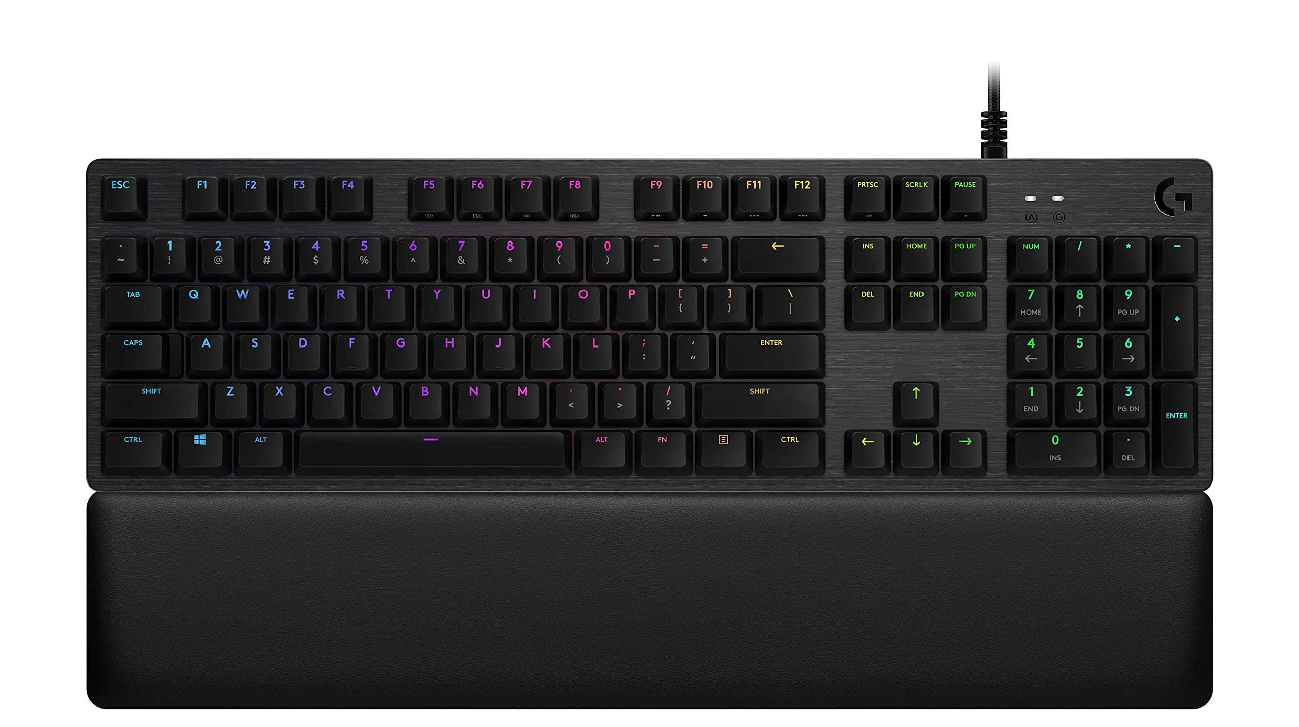 Logitech G513 RGB Backlit Mechanical Gaming Keyboard with GX Blue Clicky Key Switches (Carbon)
