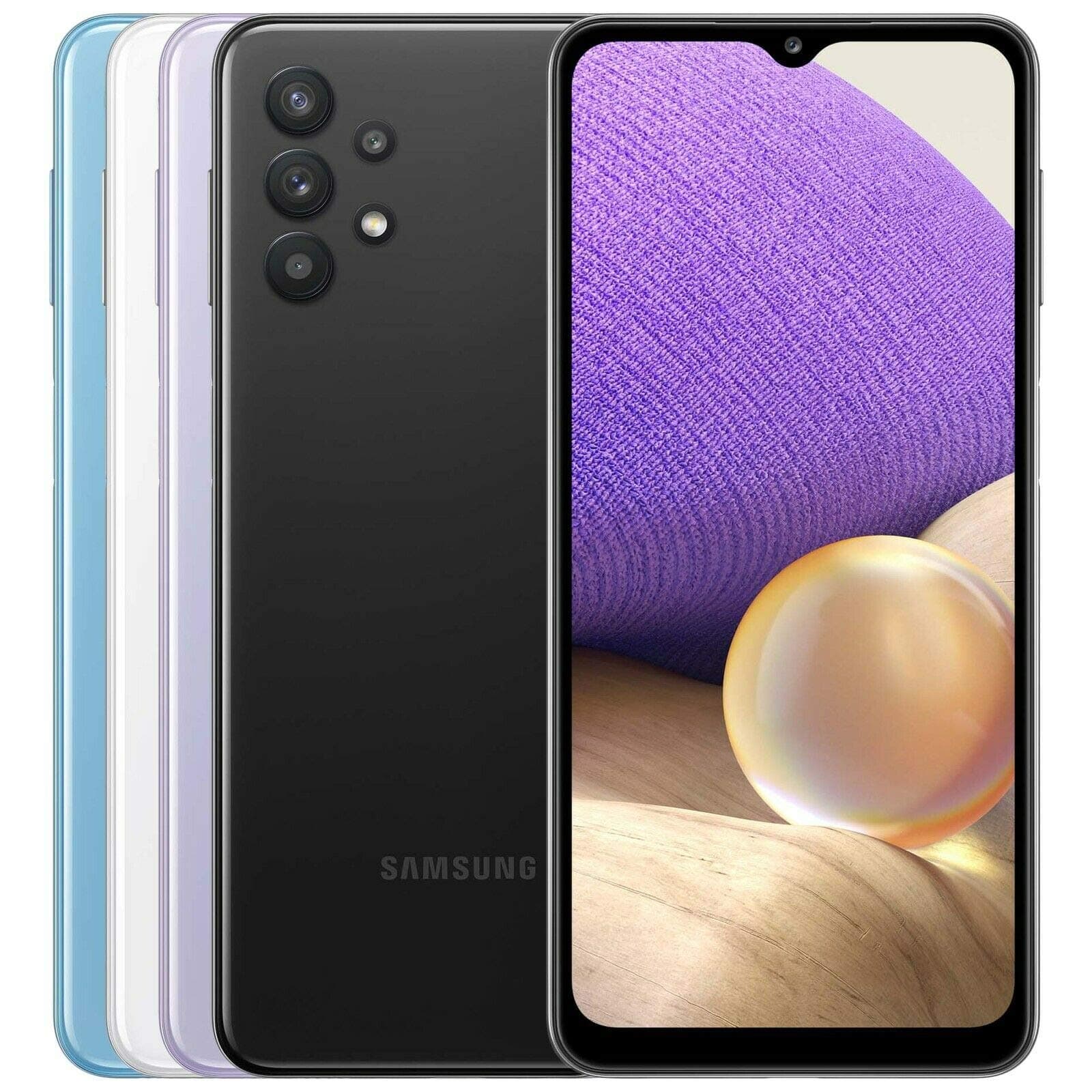 Samsung Galaxy A32 5G (SM-A326BR/DS) Dual SIM 128GB 6.5”, Factory Unlocked GSM, International Version - No Warranty - Black