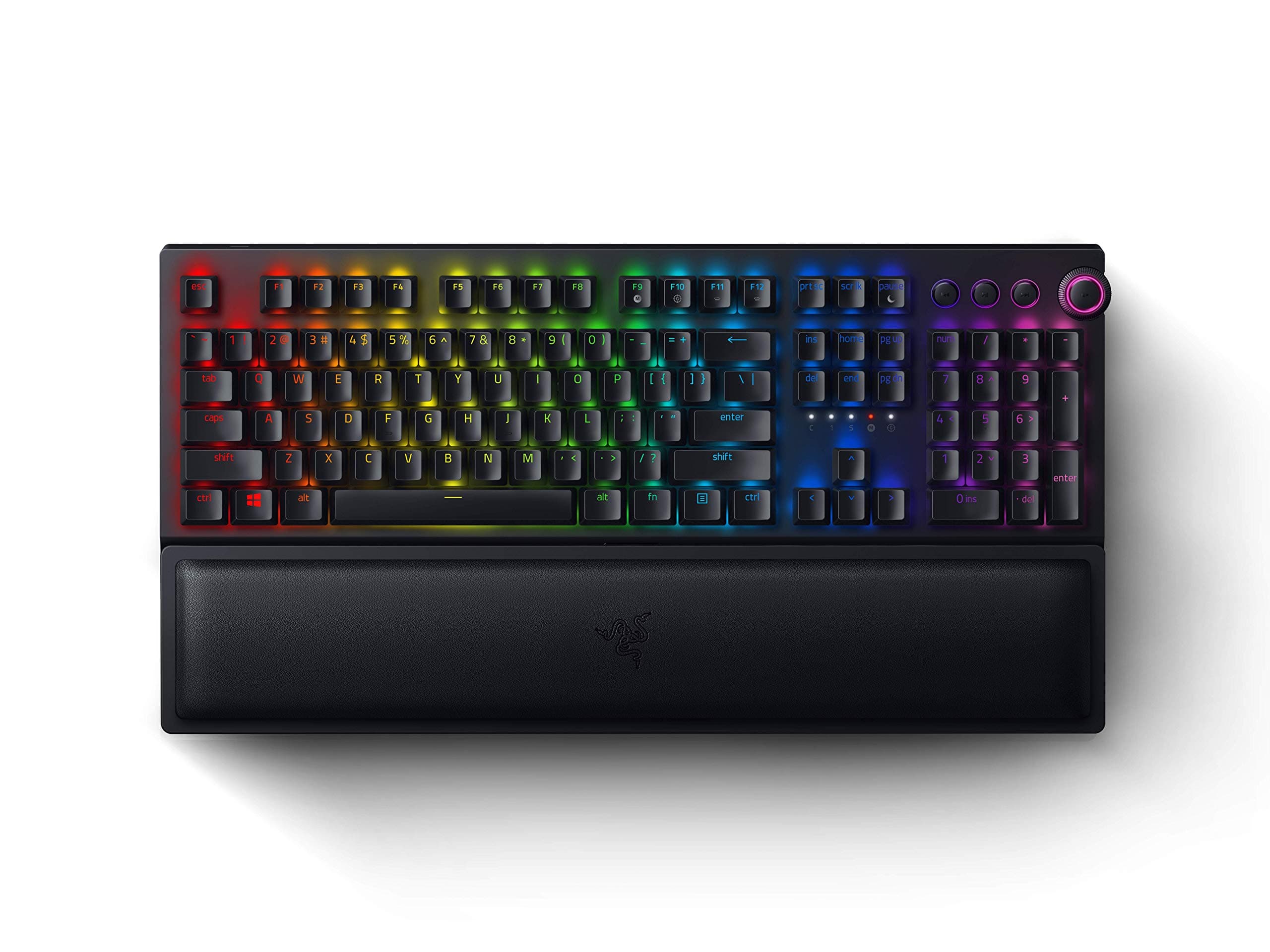 Razer BlackWidow V3 Pro Mechanical Wireless Gaming Keyboard: Green Mechanical Switches - Tactile & Clicky - Chroma RGB Lighting - Anti-Ghosting - P...