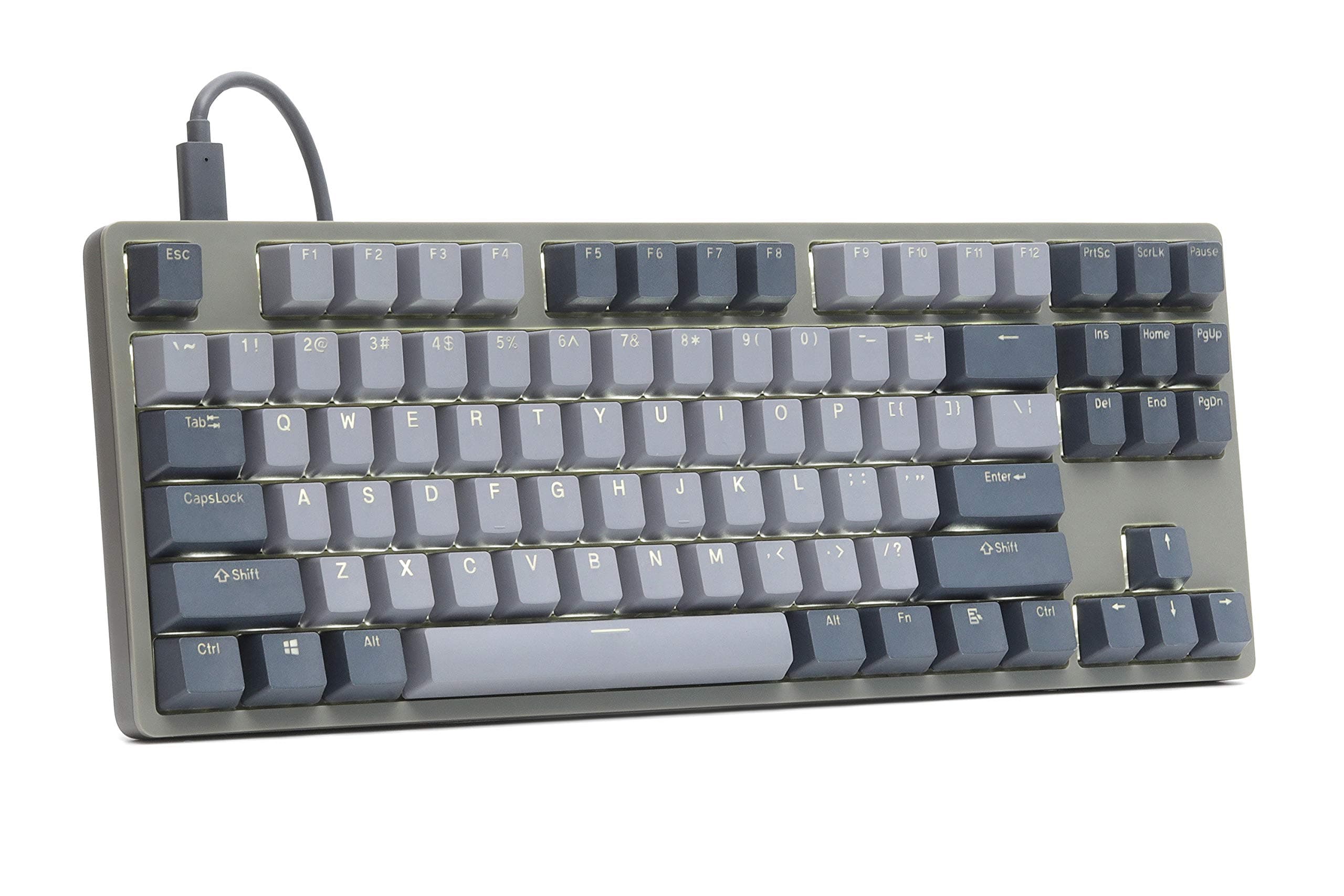 Drop ENTR Mechanical Keyboard — Tenkeyless Anodized Aluminum Case, Doubleshot Shine-Through PBT Keycaps, N-Key Rollover, USB-C, White Backlit LED, ...