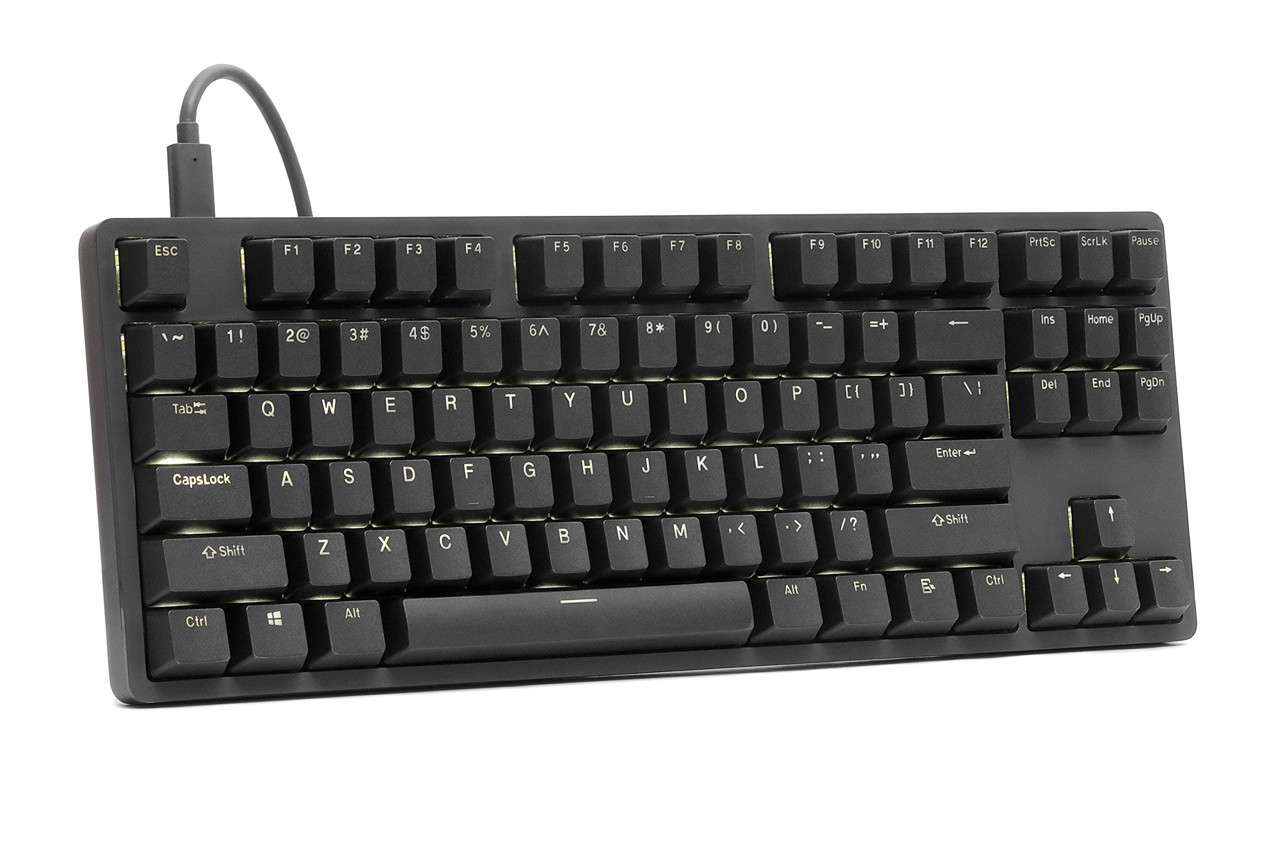 Drop ENTR Mechanical Keyboard — Tenkeyless Anodized Aluminum Case, Doubleshot Shine-Through PBT Keycaps, N-Key Rollover, USB-C, White Backlit LED, ...