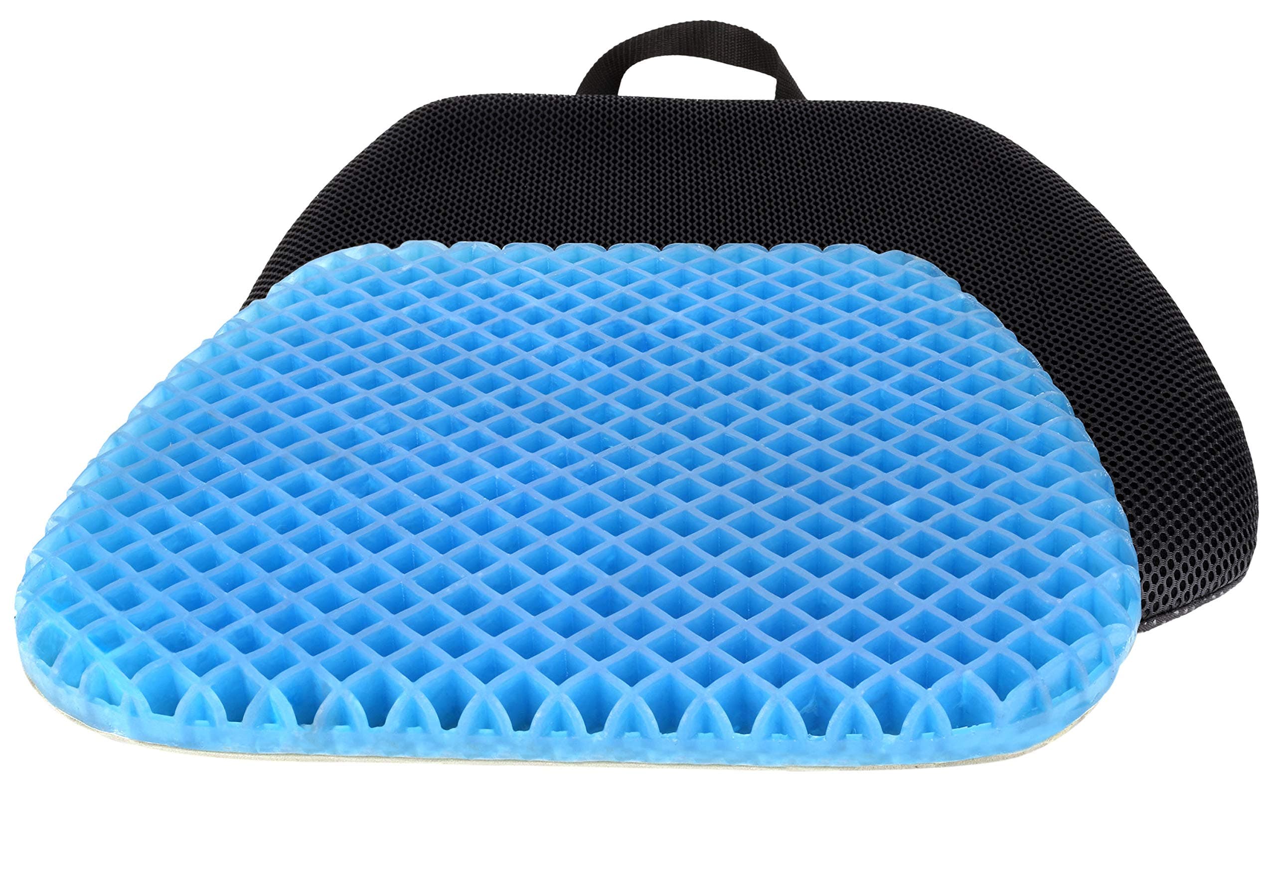 FOMI Premium All Gel Orthopedic Seat Cushion Pad for Car, Office Chair, Wheelchair, or Home. Pressure Sore Relief. Ultimate Gel Comfort, Prevents S...