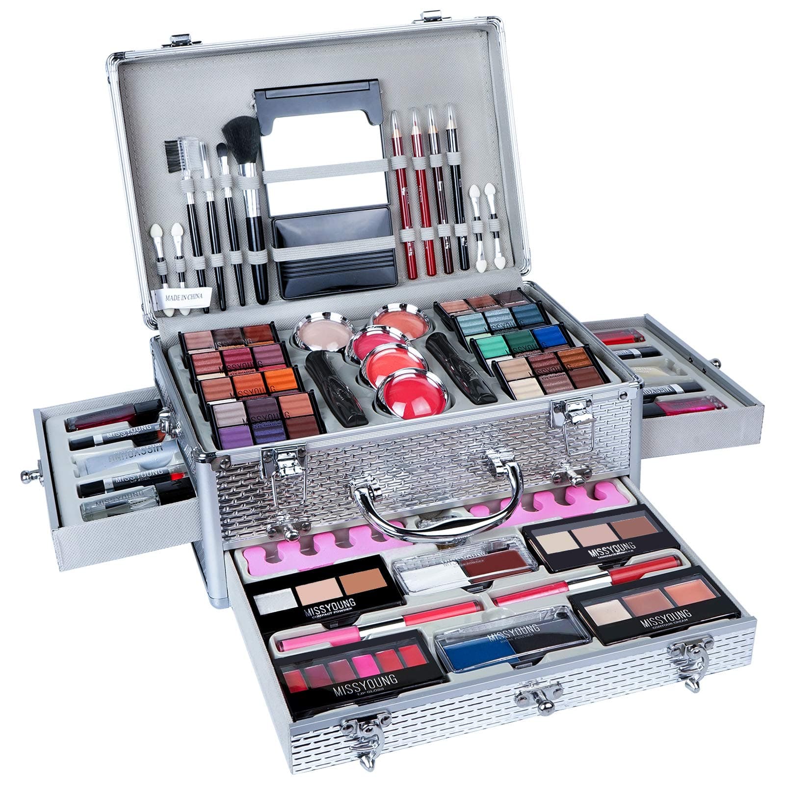 VolksRose All In One Makeup Kit Multi-Purpose Combination Makeup Surprise Gift Set Beauty Full Makeup Essential Starter Kit, Compact and Lightweigh...