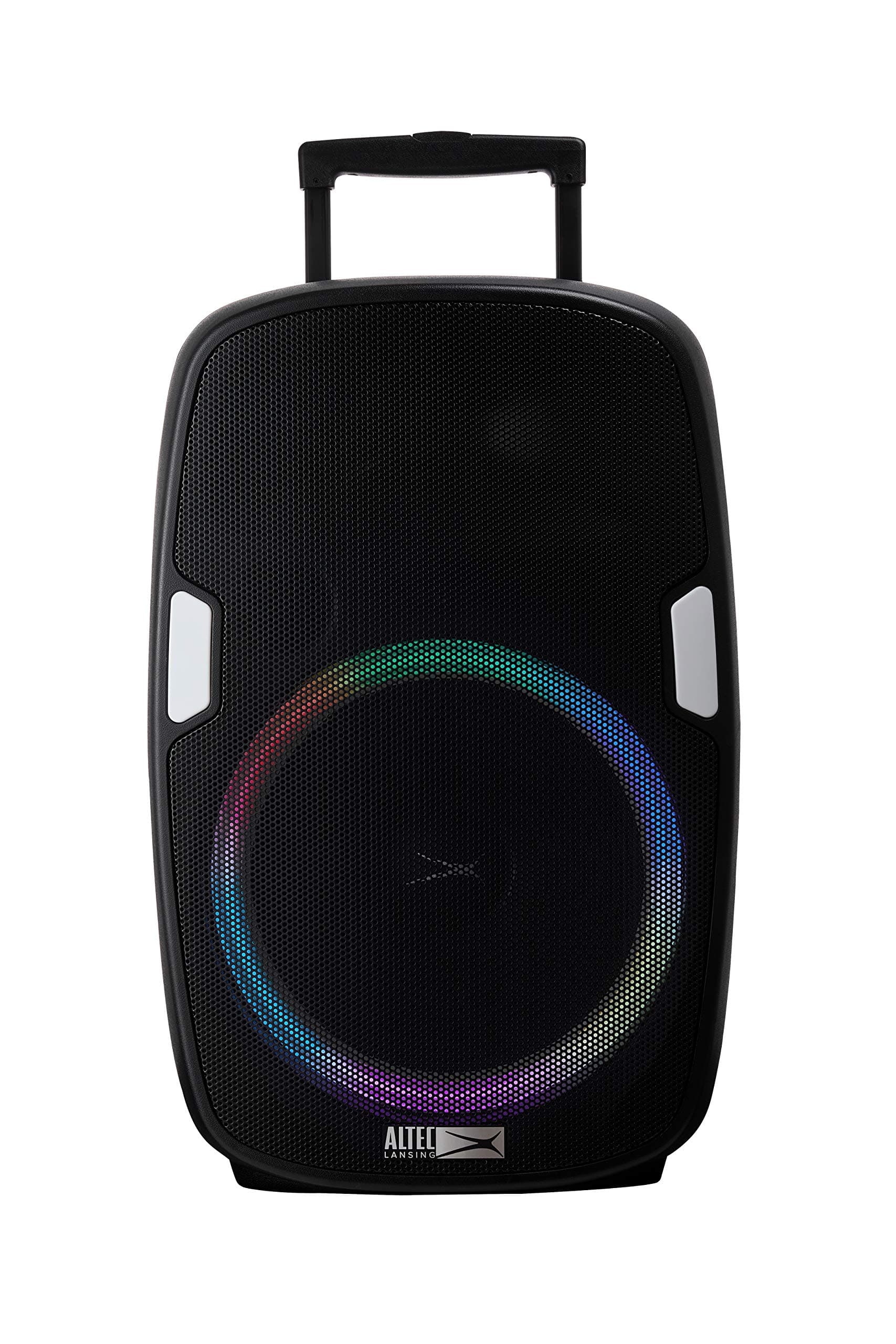 Altec Lansing SoundRover Wireless Trolley Bluetooth Speaker with Microphone, Rechargeable System Speaker for Parties, Karaoke DJ Speaker with Led L...