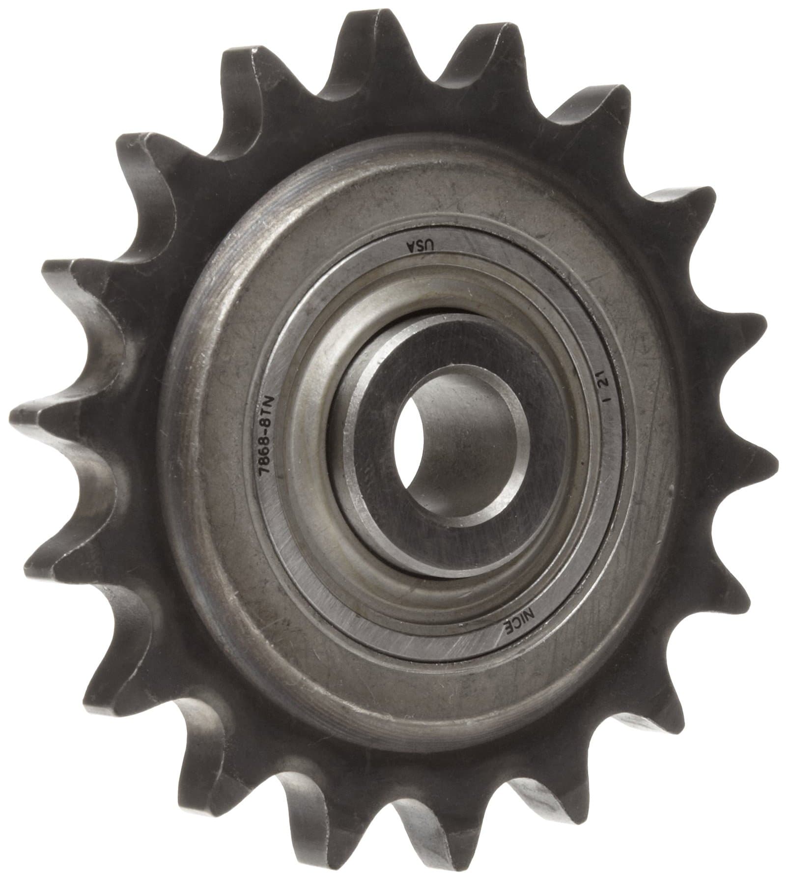 Martin Roller Chain Sprocket, Hardened Teeth, Idler, Type C Hub, Single Strand, 40 Chain Size, 0.5" Pitch, 17 Teeth, 0.625" Bore Dia., 2.97...
