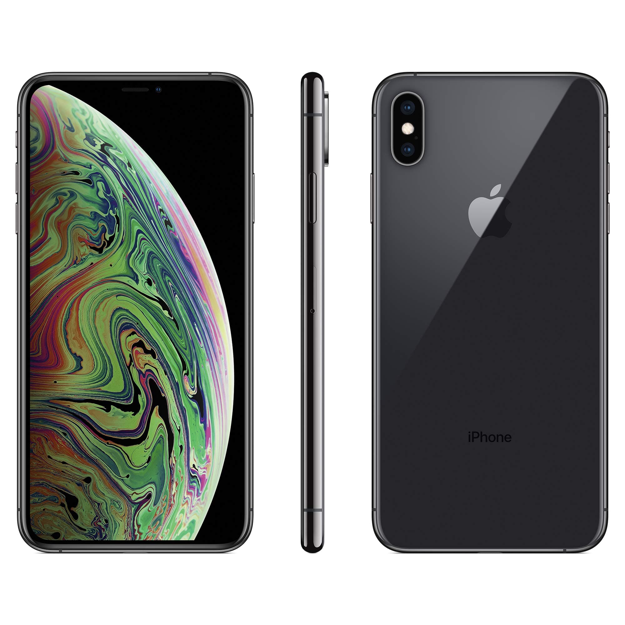 Apple iPhone Xs Max, Boost Mobile, 256GB - Gray - (Renewed)