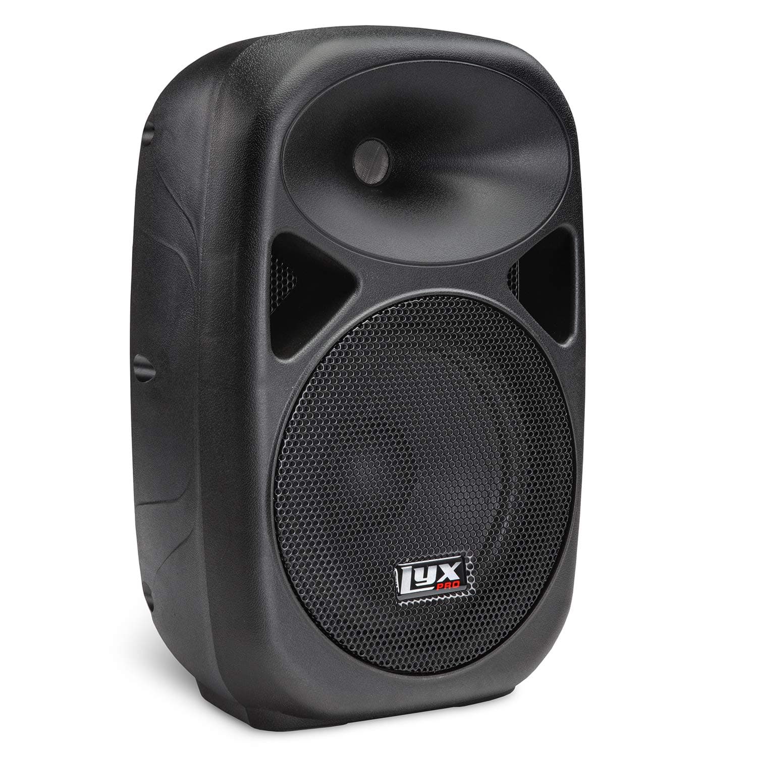 LyxPro SPA-8 Compact 8" Portable PA System 100-Watt RMS Power Active Speaker System Equalizer Bluetooth SD Slot USB MP3 XLR 1/4" 1/8" 3...