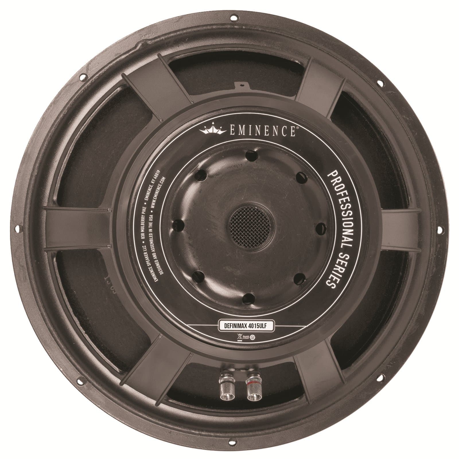 Eminence Professional Series Definimax 4015ULF-8 15" Pro Audio Speaker, 1200 Watts at 8 Ohms