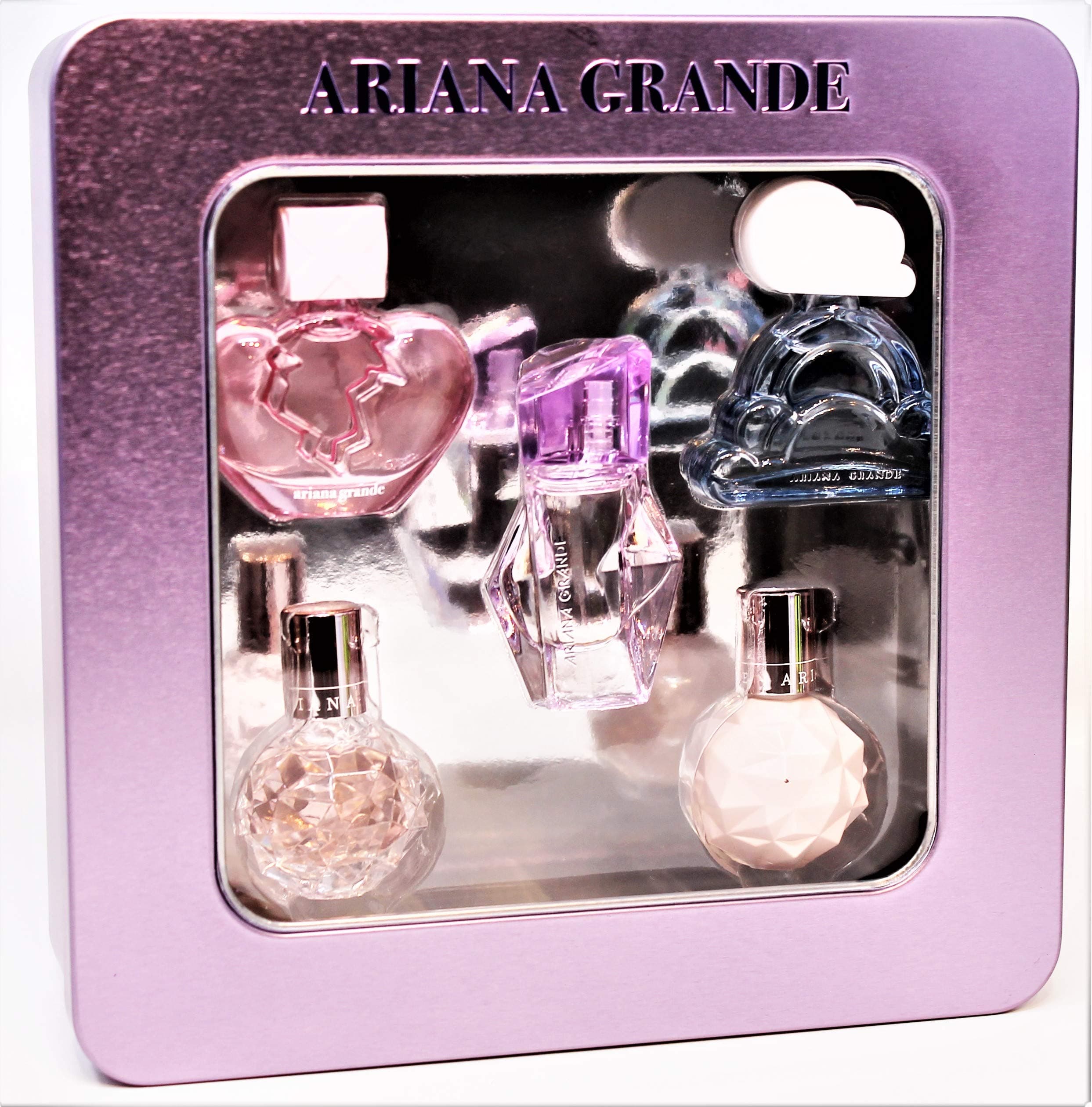 Ariana Grande Holiday Perfume Gift Set 5 Travel Size Thank U Next R.E.M. Cloud Ari Sweet Like Candy