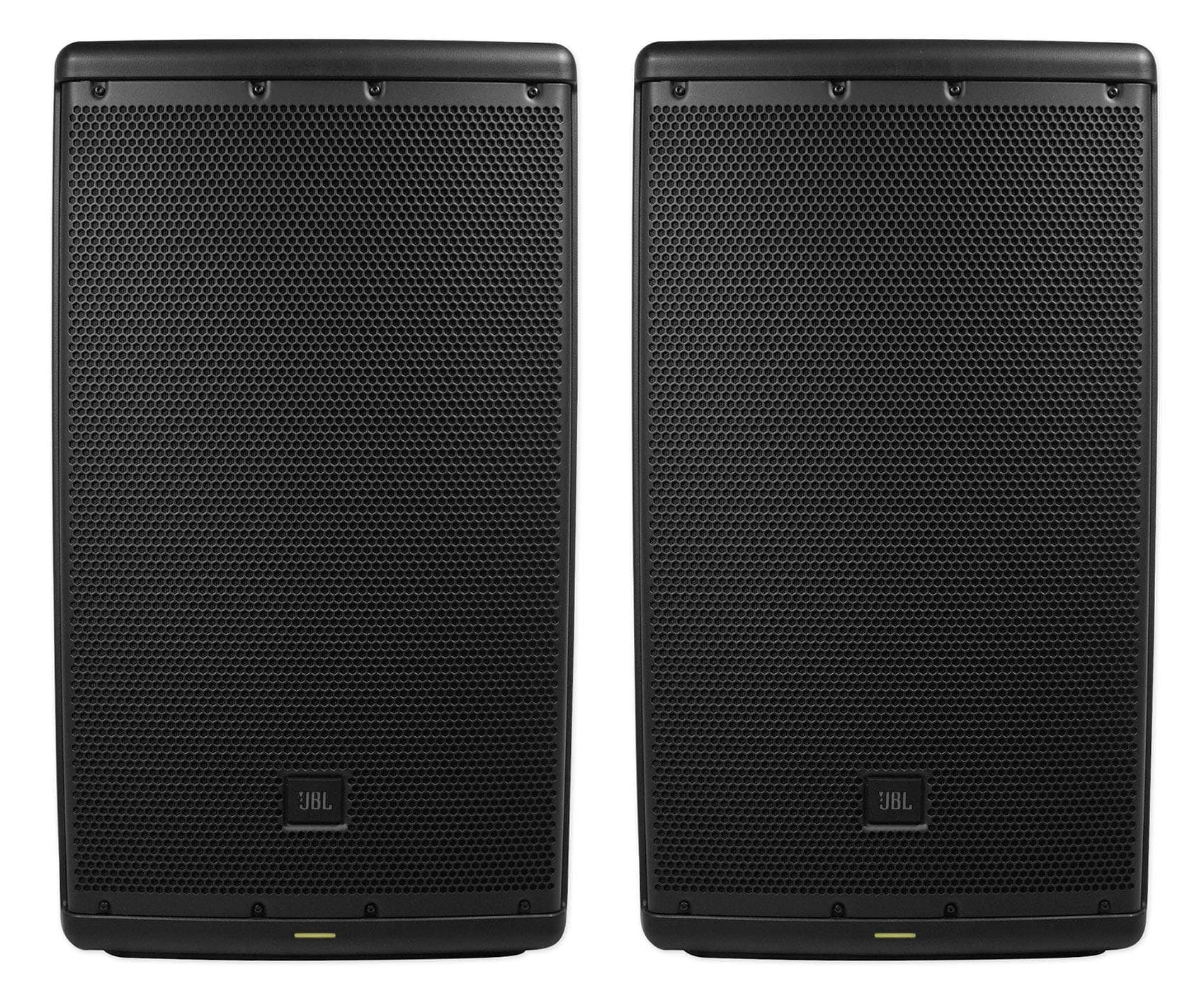 JBL (2) EON612 12" 2000 Watt Powered Active 2-Way DJ PA Speakers w/Bluetooth