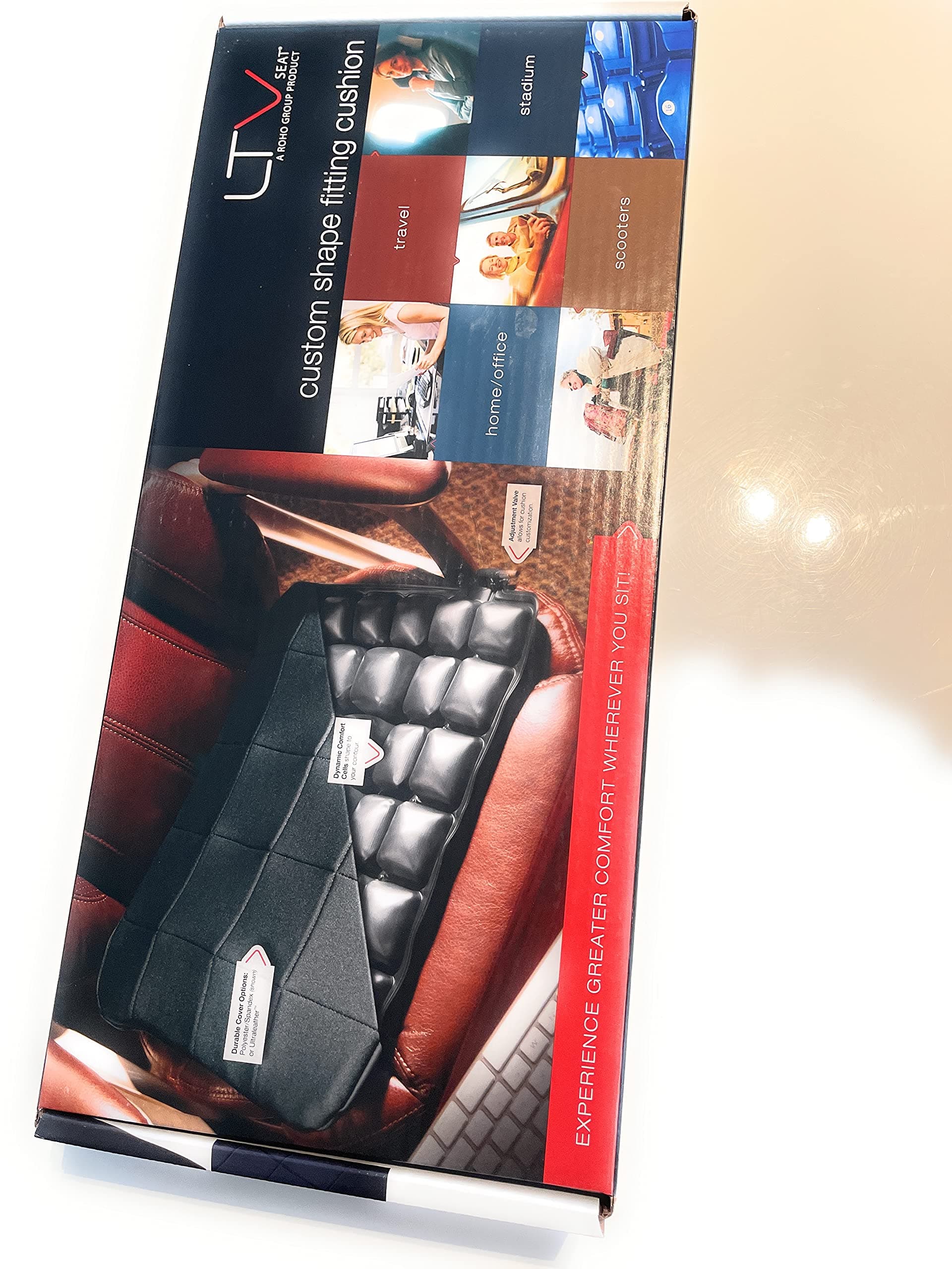 ROHO Roho LTV Seat Cushion with removable Charcoal Gray Fabric