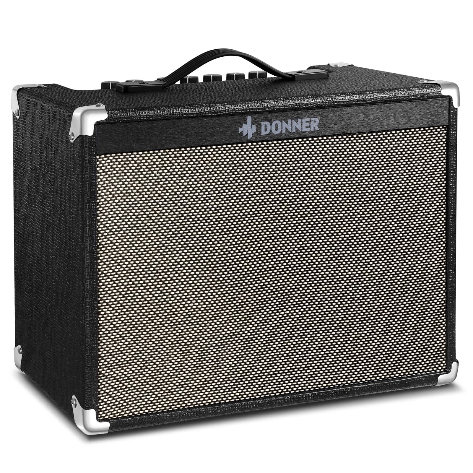 Donner Electric Guitar Amp 30W, Guitar Practice Amplifier Combo DA-30 with 10" Speakers，Plate Reverb Clean & Distorted Dual Channel Sound Circu...