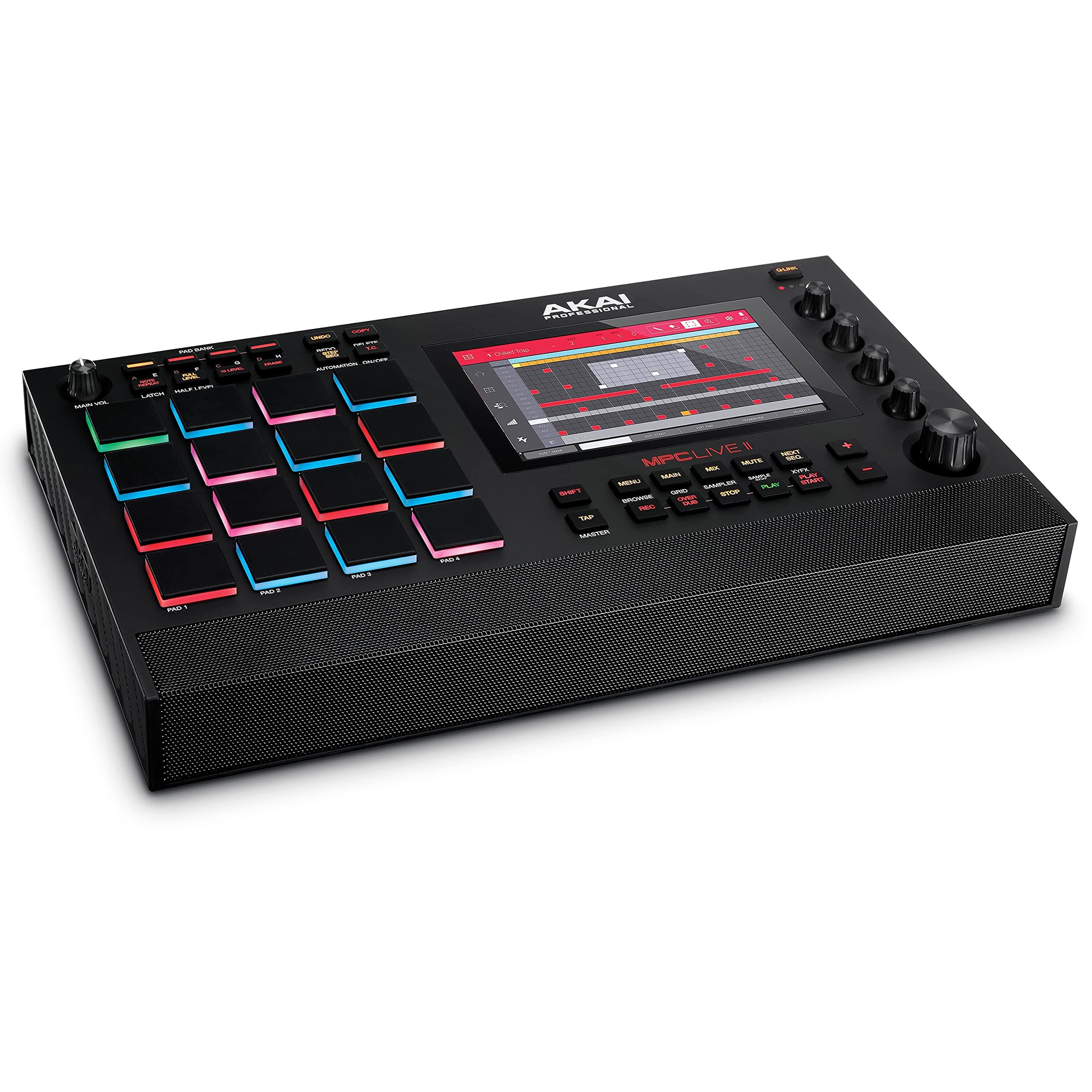 AKAI Professional MPC Live II – Professional Battery Powered Drum Machine and Sampler With Speakers, Beat Pads, Synth Engines and Touch Display
