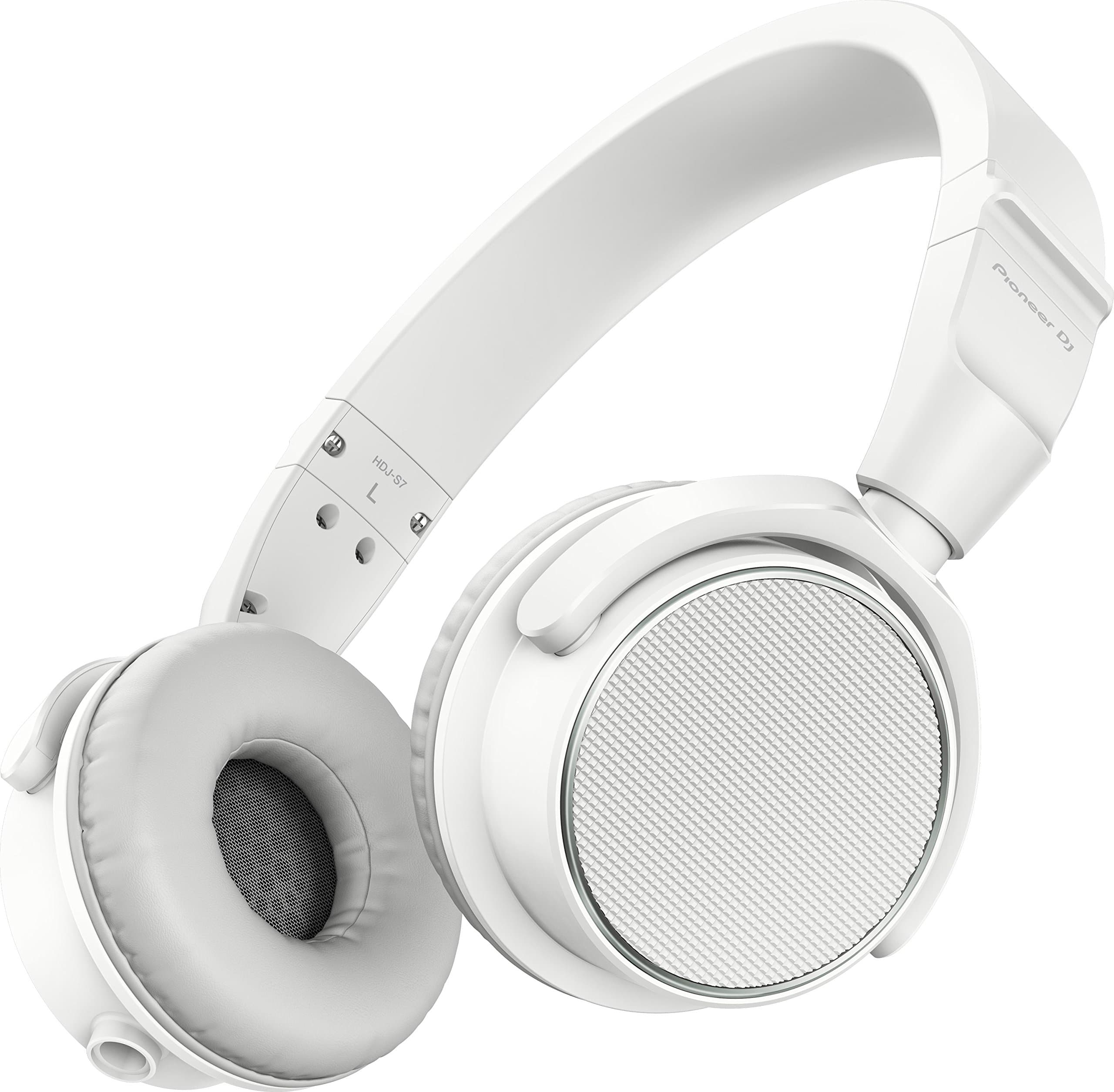 Pioneer DJ HDJ-S7-W - Closed-back Supra-aural DJ Headphones with 40mm Drivers, with 5Hz-40kHz Frequency Range, Detachable Cable, and Carry Pouch - ...