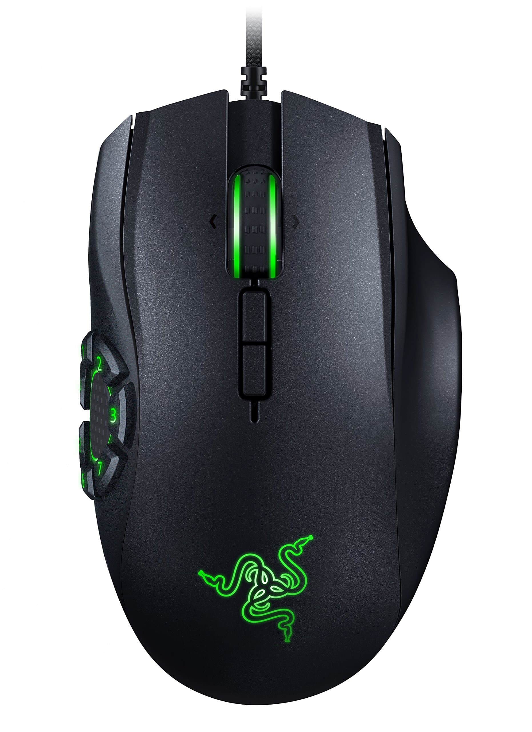 Razer Naga Hex V2: 7 Button Thumb Grid - 16,000 Adjustable DPI - New Ergonomic Form Factor - MOBA Gaming Mouse