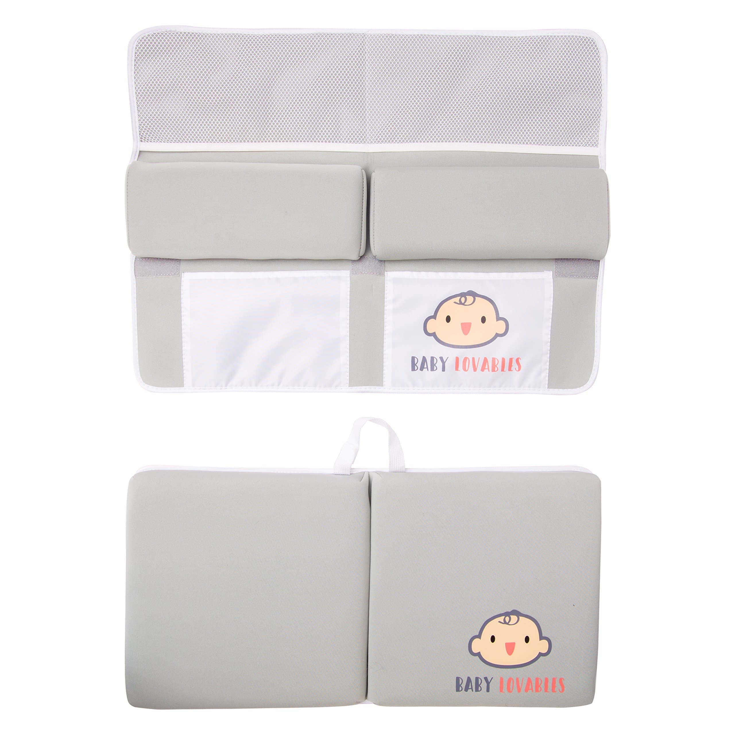Bath Kneeler with Elbow Pad Rest Set - Padded Knee Mat for Tub Bathing & Bathroom Time - Bathtub Kneeling Waterproof Cushion Mats - Infant or Baby ...