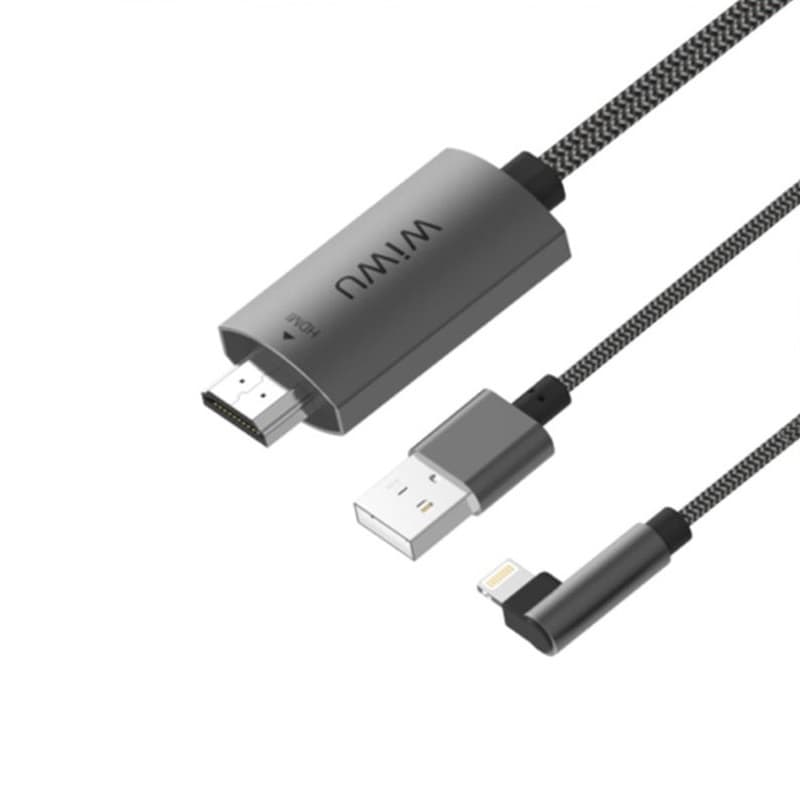 Cáp Chuyển Đổi Kết Nối iPhone, Ipad Với Tivi Lighting HDTV WIWU