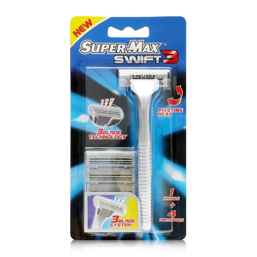Dao Cạo Râu 3 Lưỡi Super-Max Swift 3