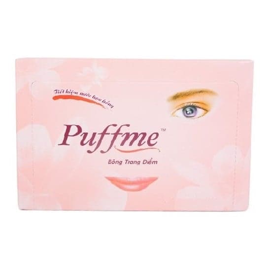 Bông Trang Điểm Puffme Air-Lad - Hộp 180 Miếng