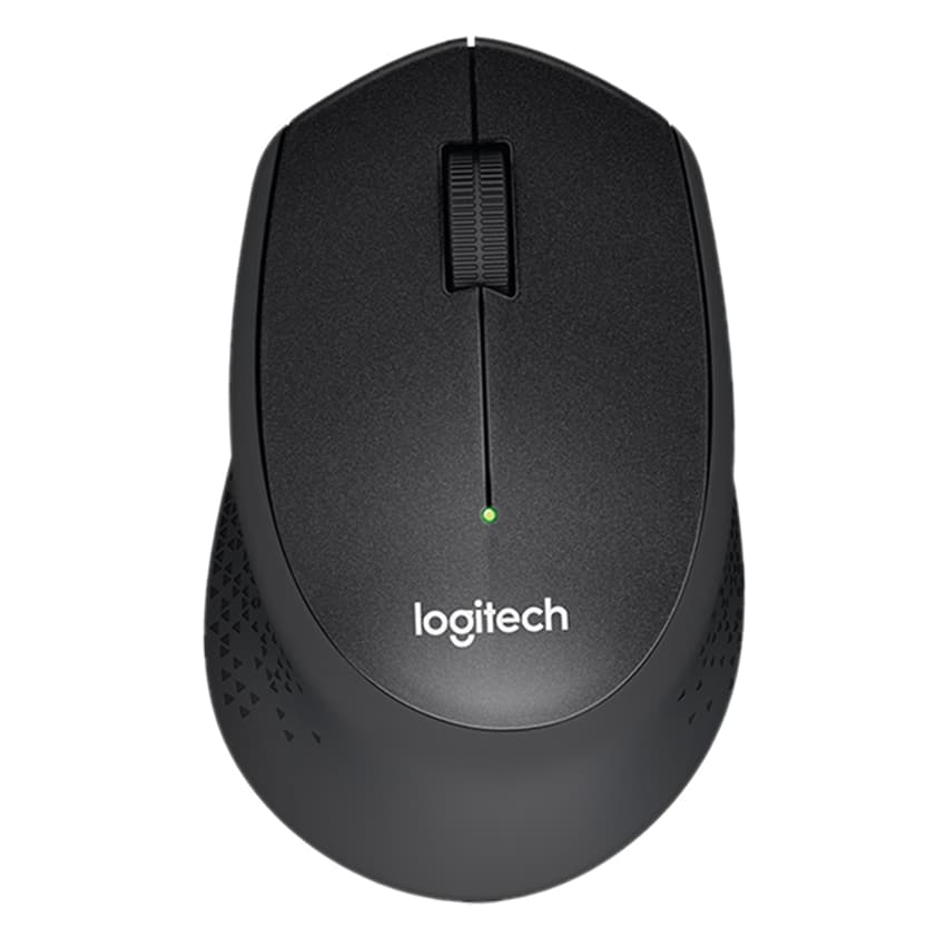 Chuột Không Dây Logitech M331 Silent - Đen - Hàng Chính Hãng