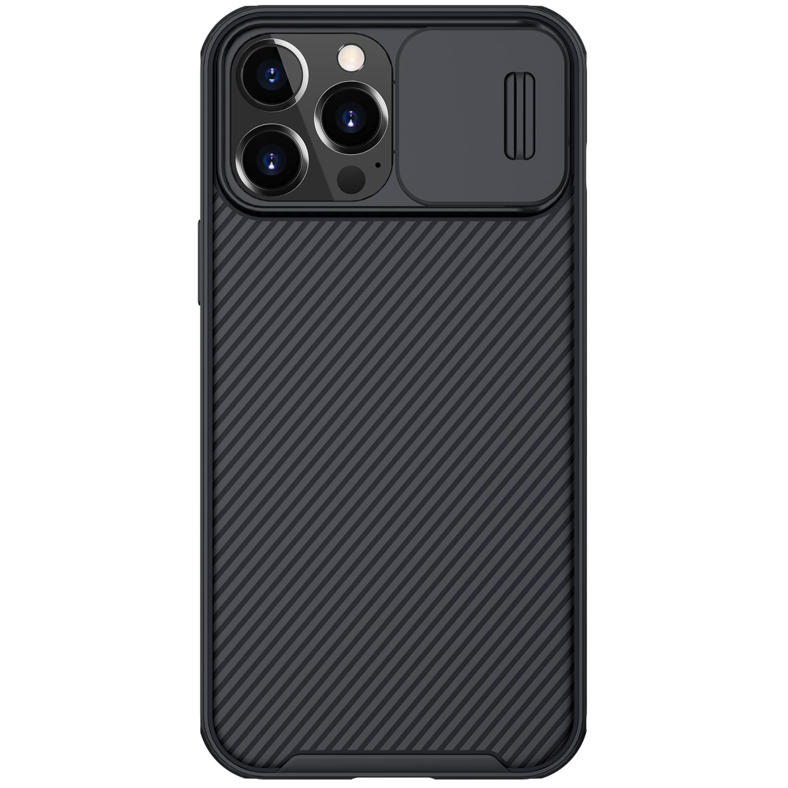 Ốp Nillkin bảo vệ Camera cho iPhone 13  13 Pro  13 Pro Max Nillkin Camshield PRO nắp đậy bảo vệ Camera - Hàng nhập khẩu - iPhone 13 Pro Max - Đen