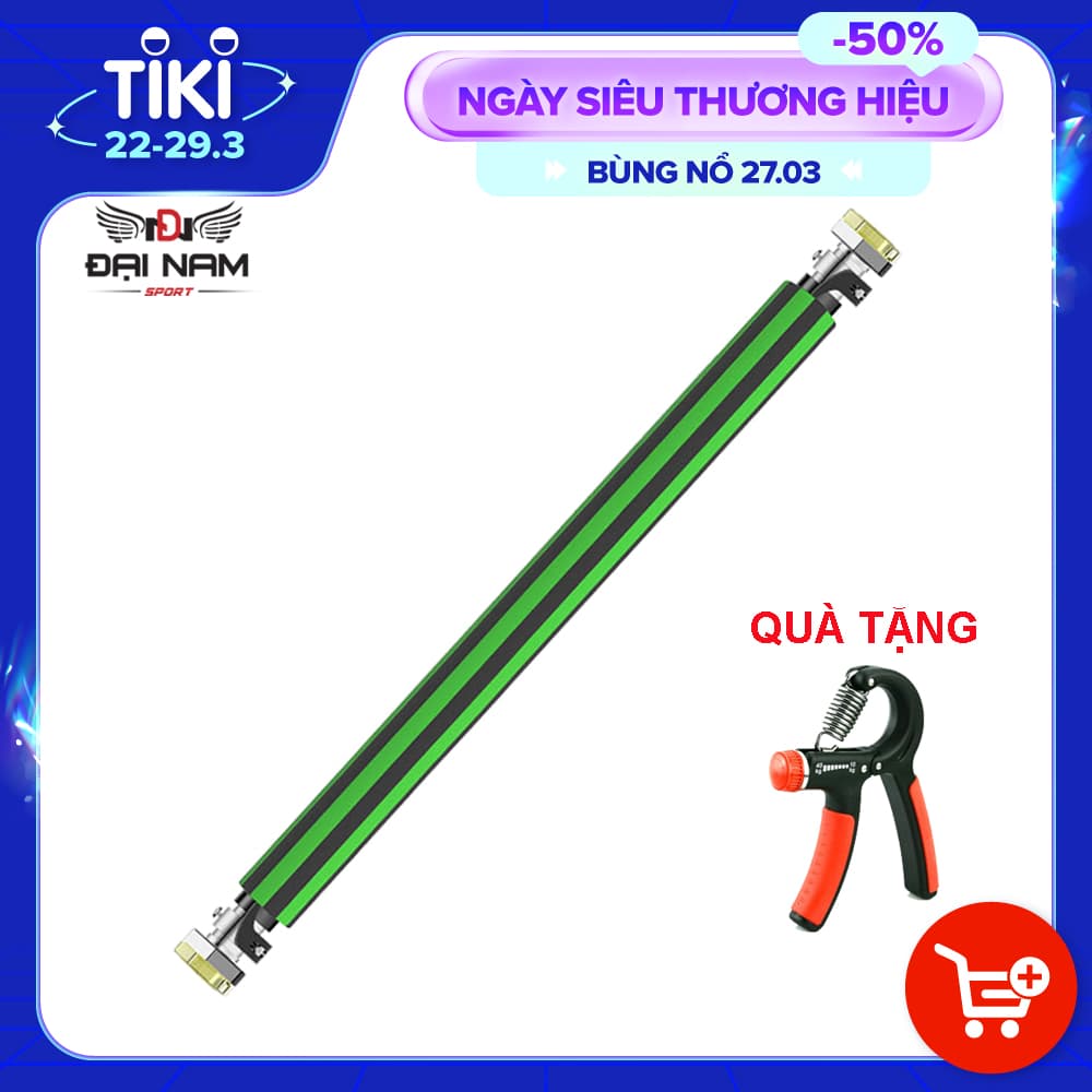 Combo Xà đơn treo tường 2019  Kìm bóp tay điều chỉnh lực Màu ngẫu nhiên - Xà 60cm-110cm