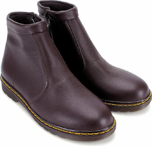 Giày Boot Nam Cột Dây Huy Hoàng HT7191 - Nâu Size 40