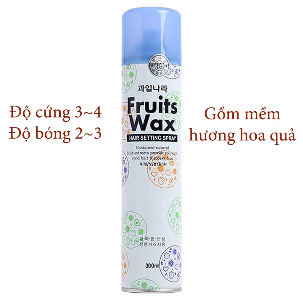 Gôm xịt tóc tạo kiểu siêu cứng, giữ nếp lâu Mugens Hair Spray Hàn Quốc 300ml  Móc khóa - Gôm mềmHương hoa qủa