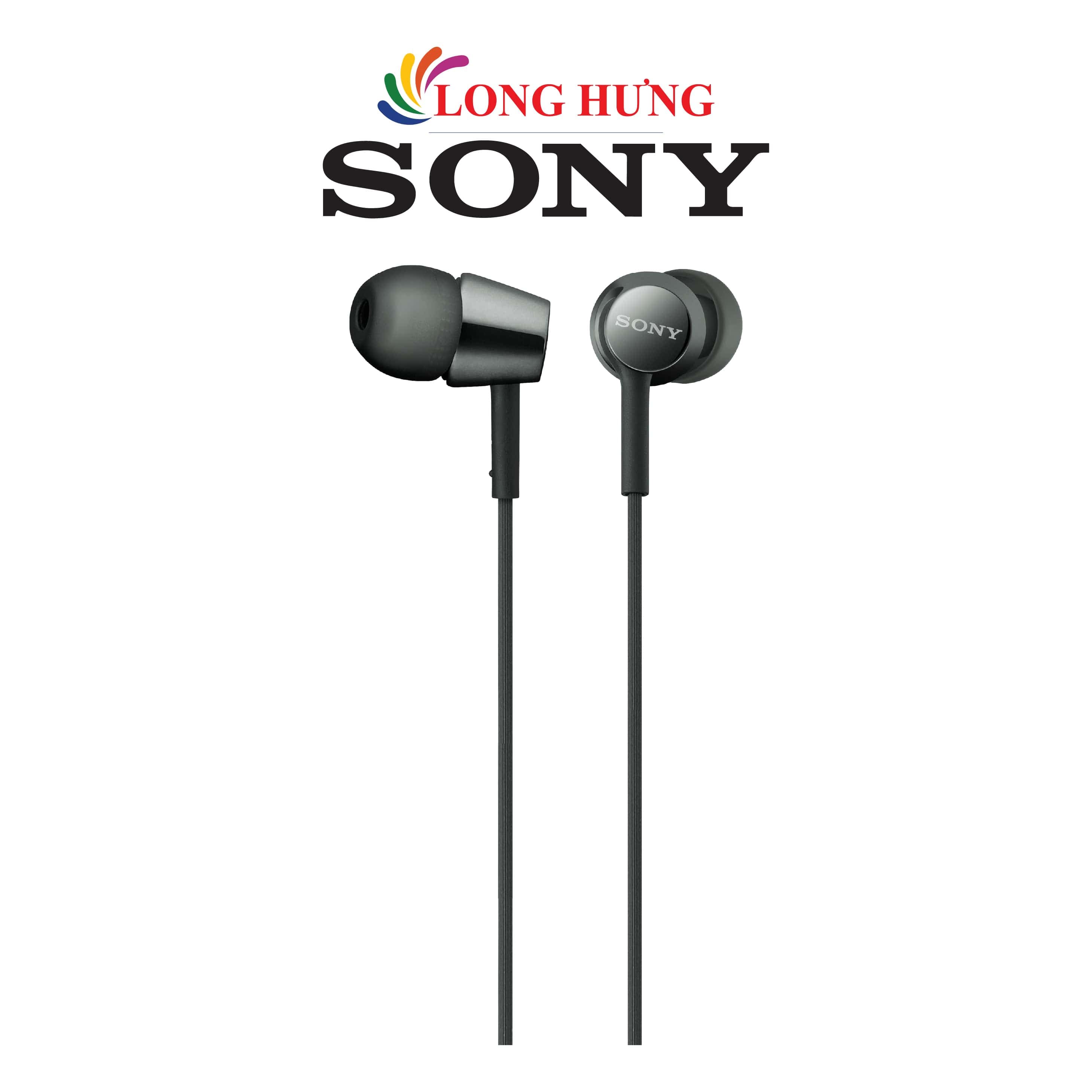 Tai nghe có dây Sony MDR-EX155AP - Hàng chính hãng - Đen
